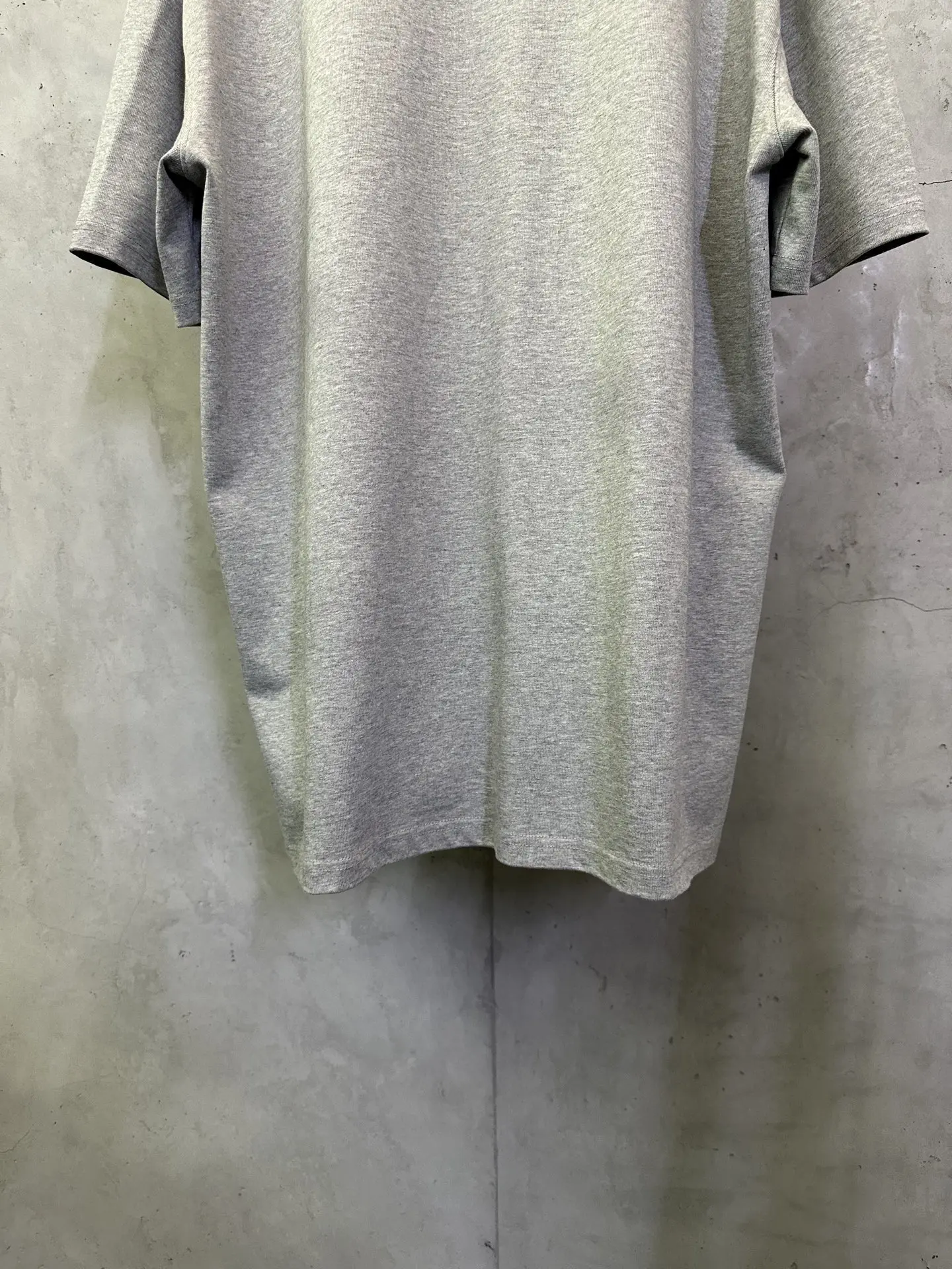 Cursive Logo Flocked Cotton T-Shirt D17511561 — view 6