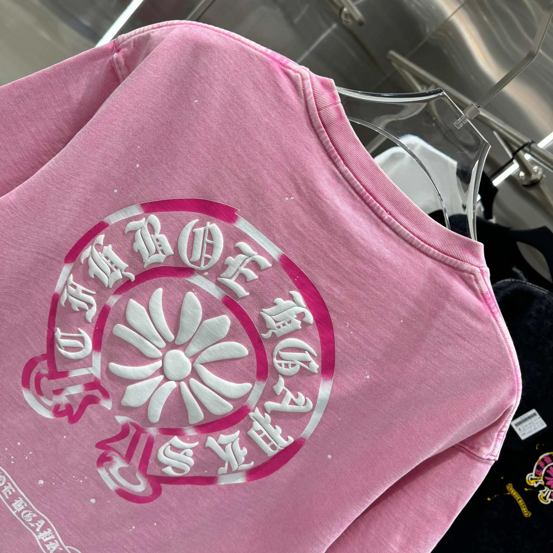 Chrome Hearts Acid-Wash Puff Print T-Shirt D18013819 — view 5