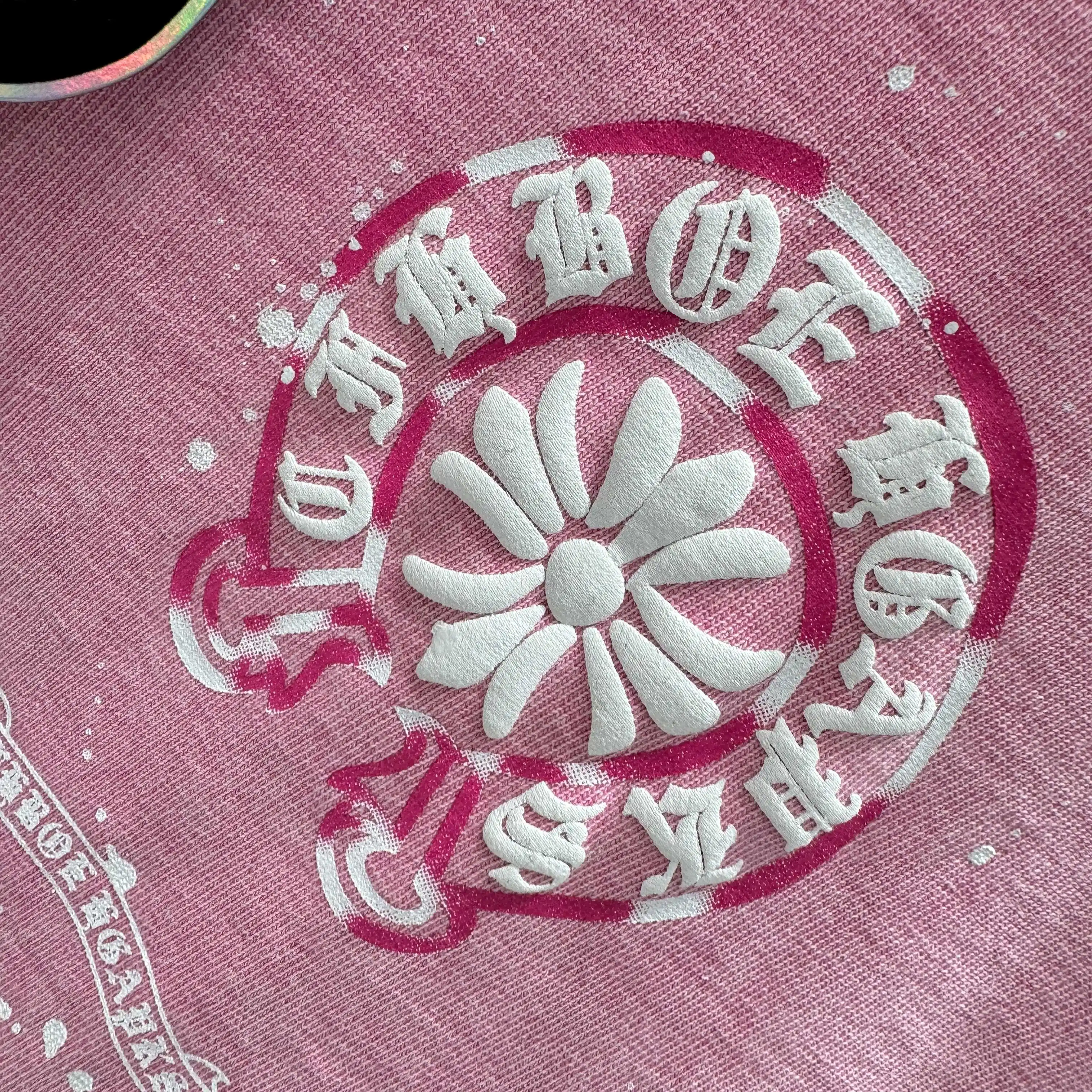 Chrome Hearts Acid-Wash Puff Print T-Shirt D18013819 — view 8