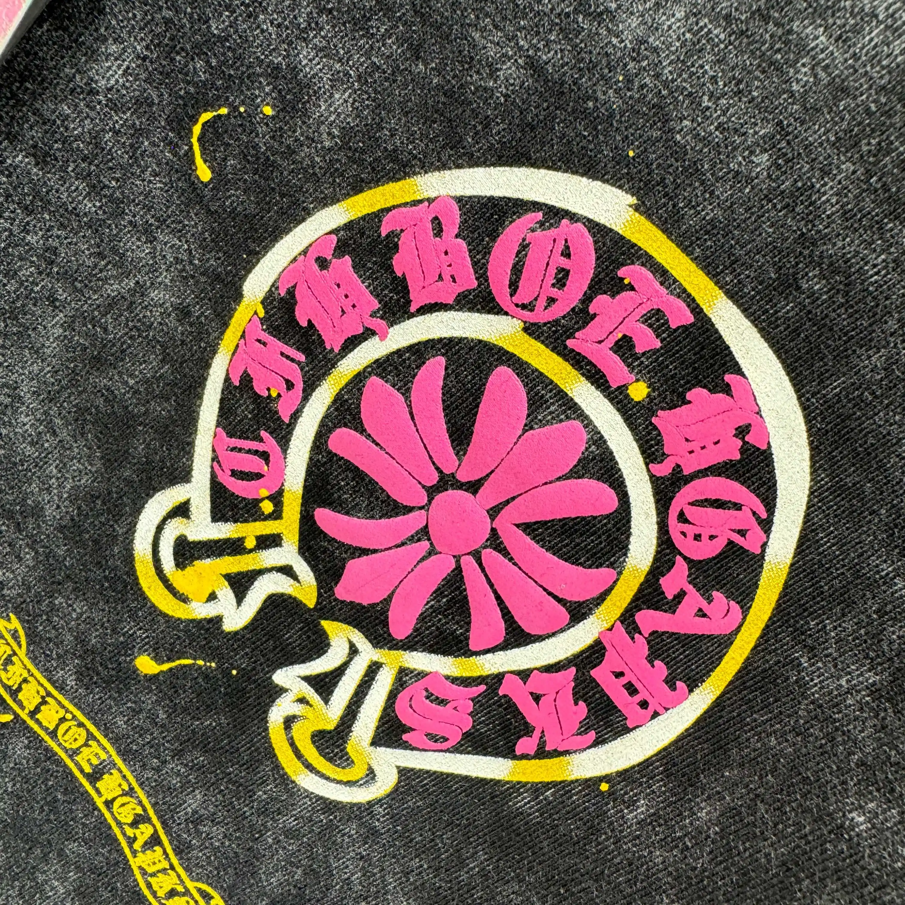 Acid-Wash Puff Print Logo T-Shirt D18013818 — view 8