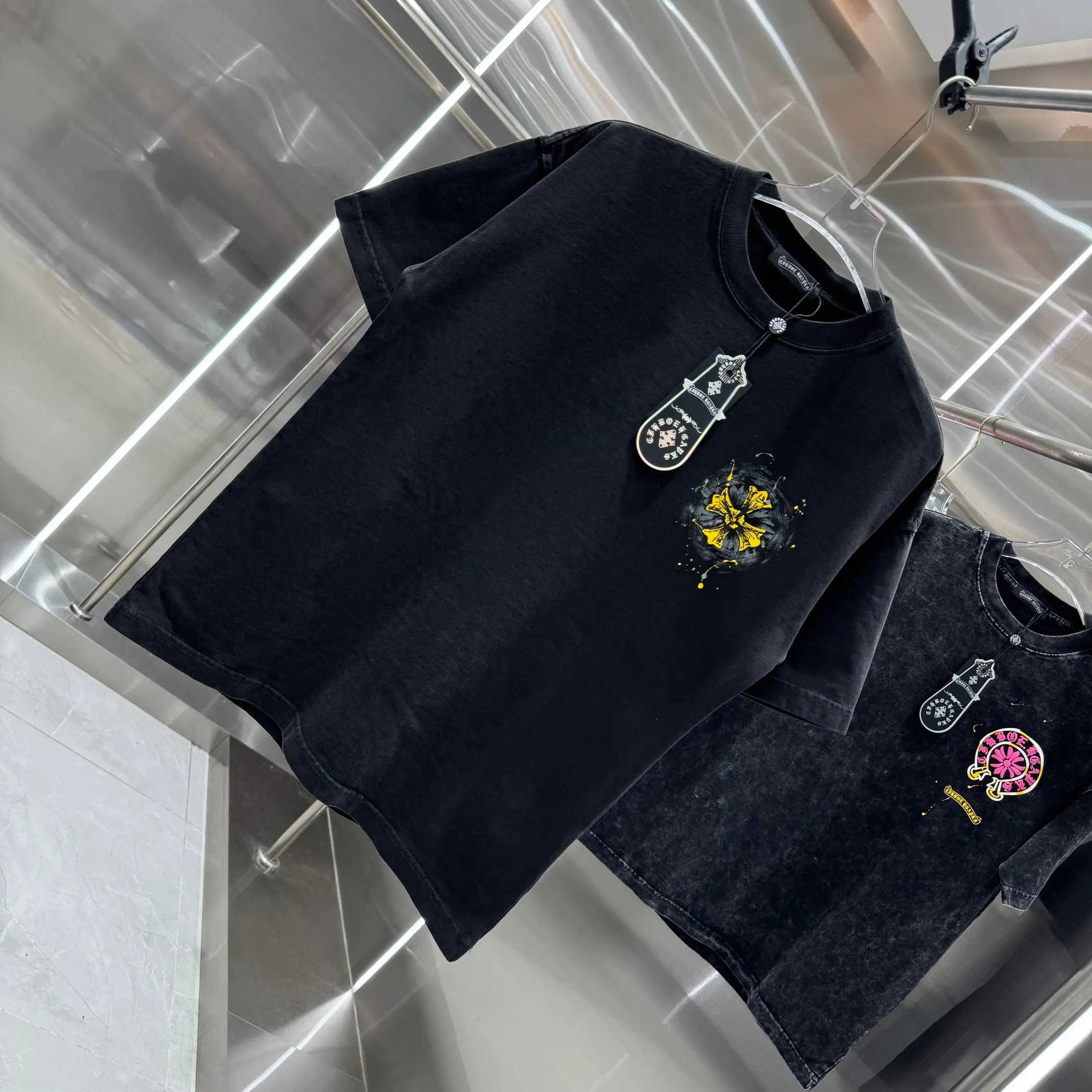 Logo Print Washed Cotton T-Shirt D18013914 — view 3