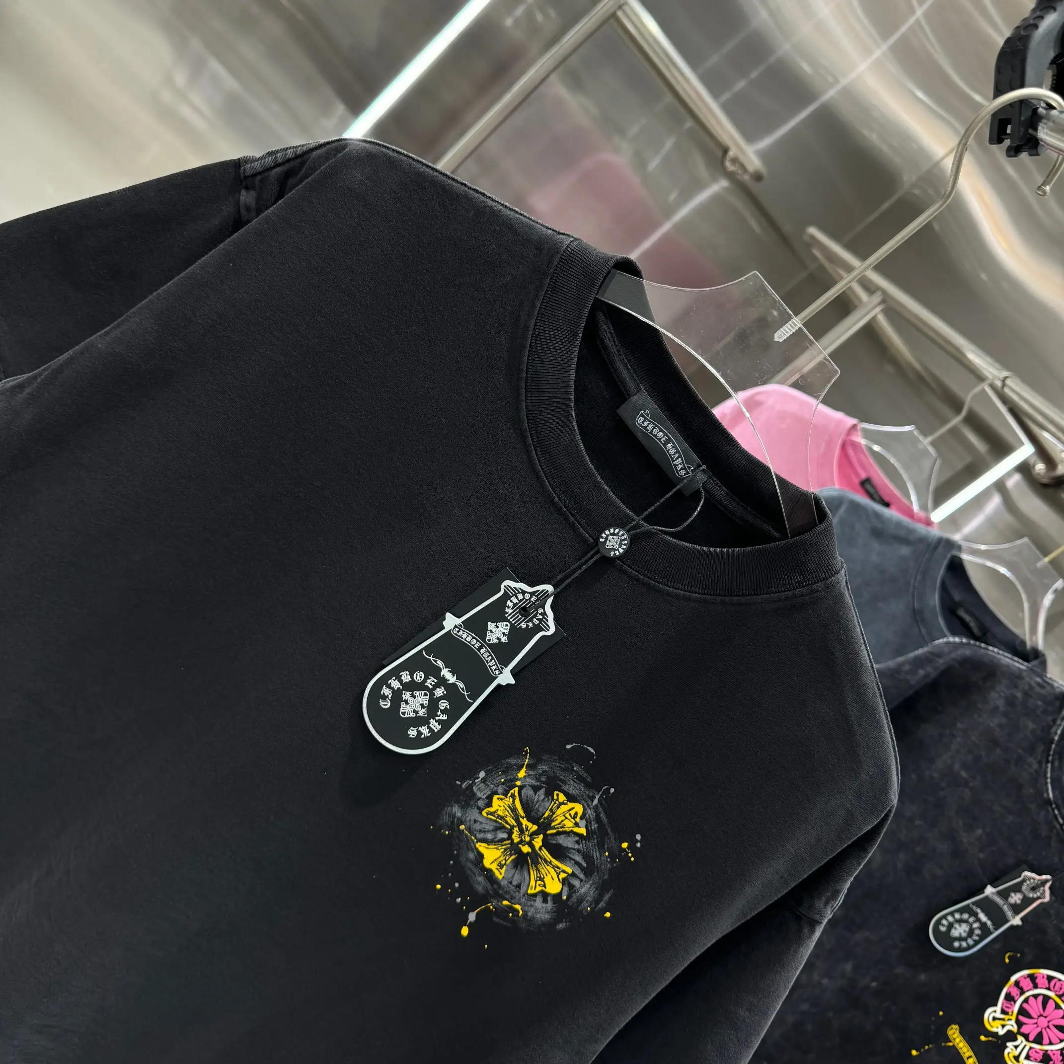 Logo Print Washed Cotton T-Shirt D18013914 — view 4