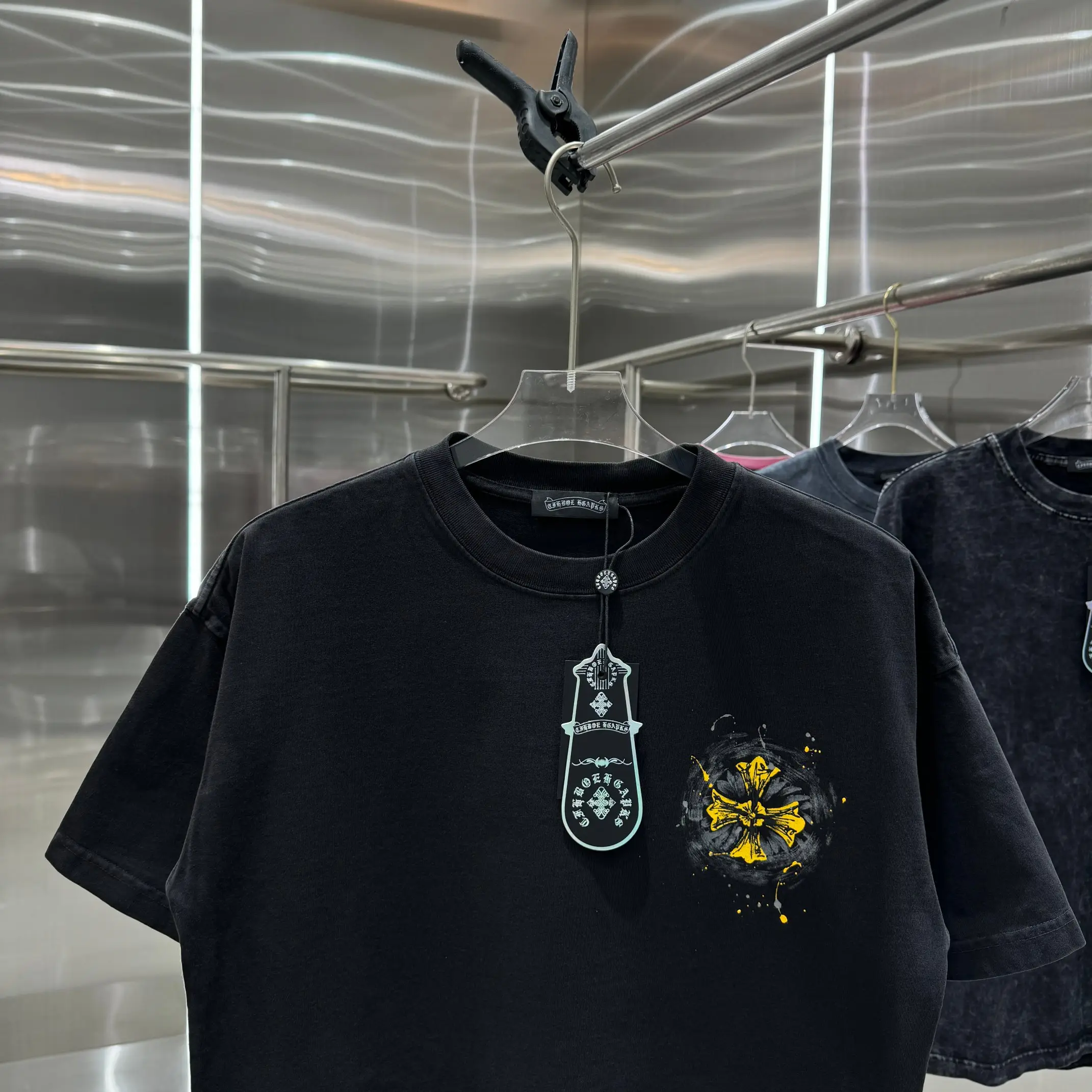 Logo Print Washed Cotton T-Shirt D18013914 — view 6