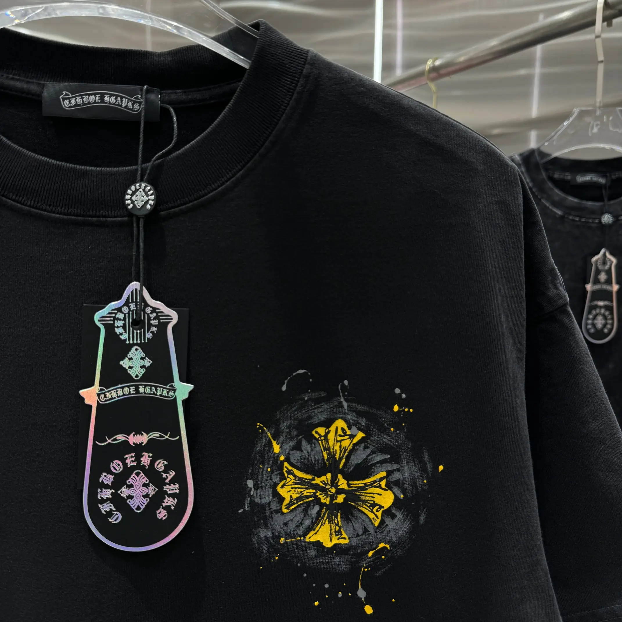 Logo Print Washed Cotton T-Shirt D18013914 — view 7
