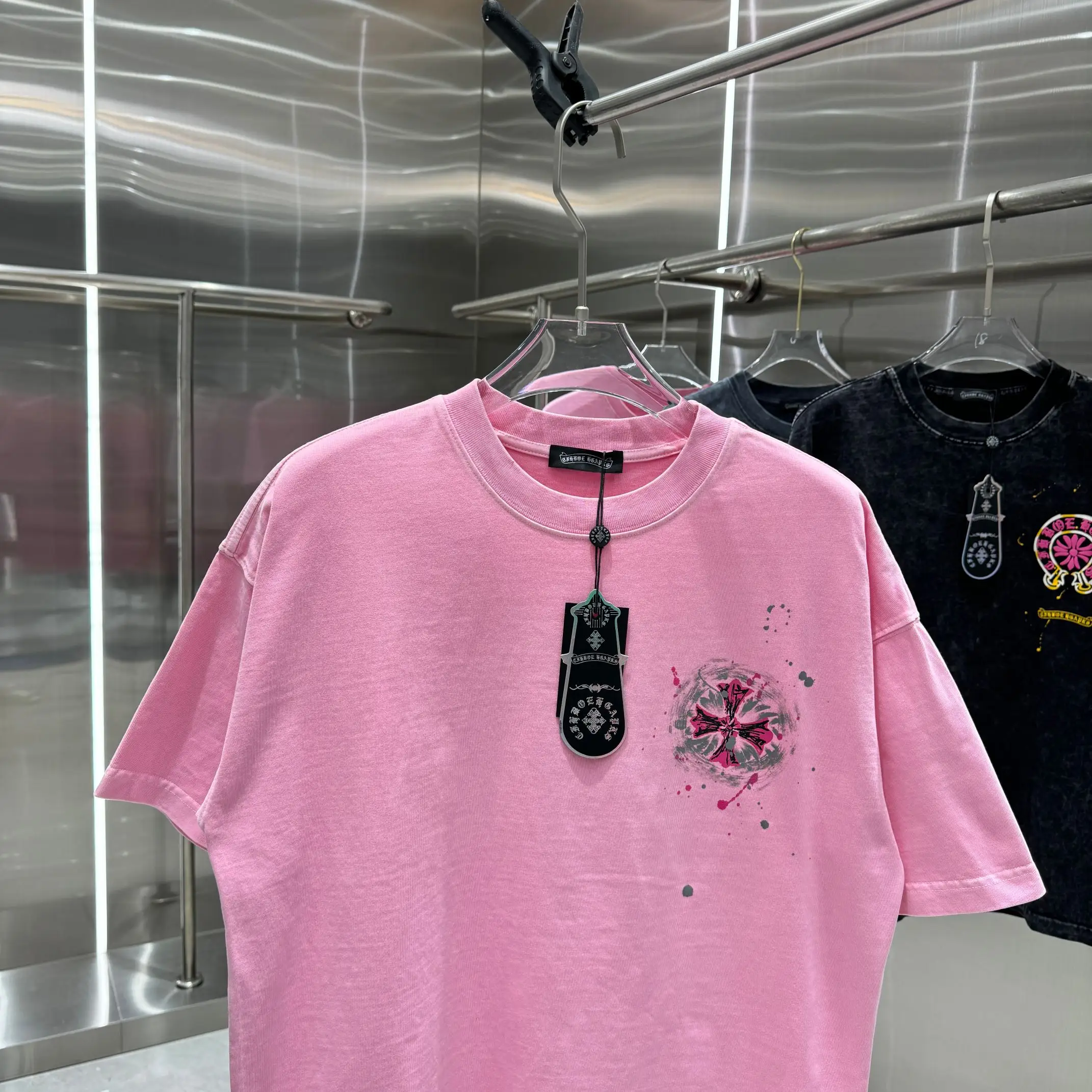 Logo Print Washed Cotton T-Shirt D18013913 — view 6