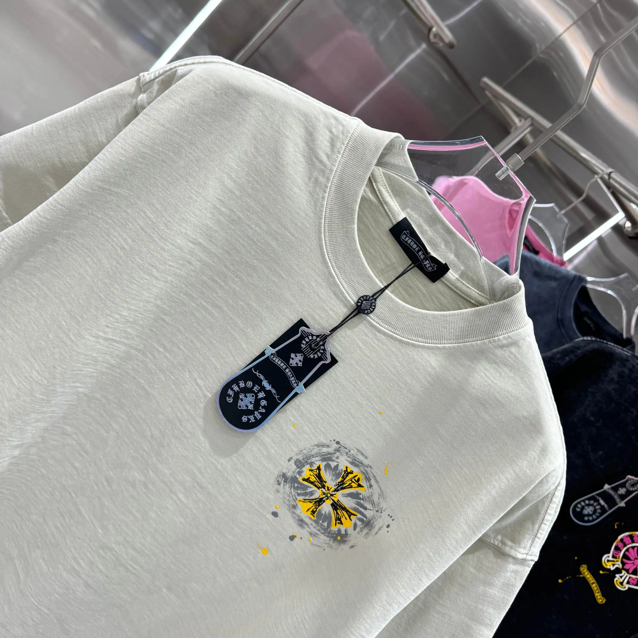 Logo Print Washed Cotton T-Shirt D18013911 — view 4