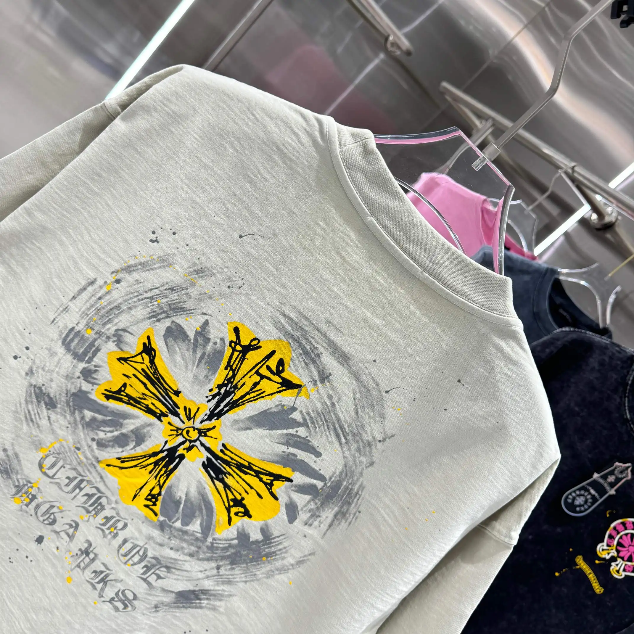 Logo Print Washed Cotton T-Shirt D18013911 — view 5