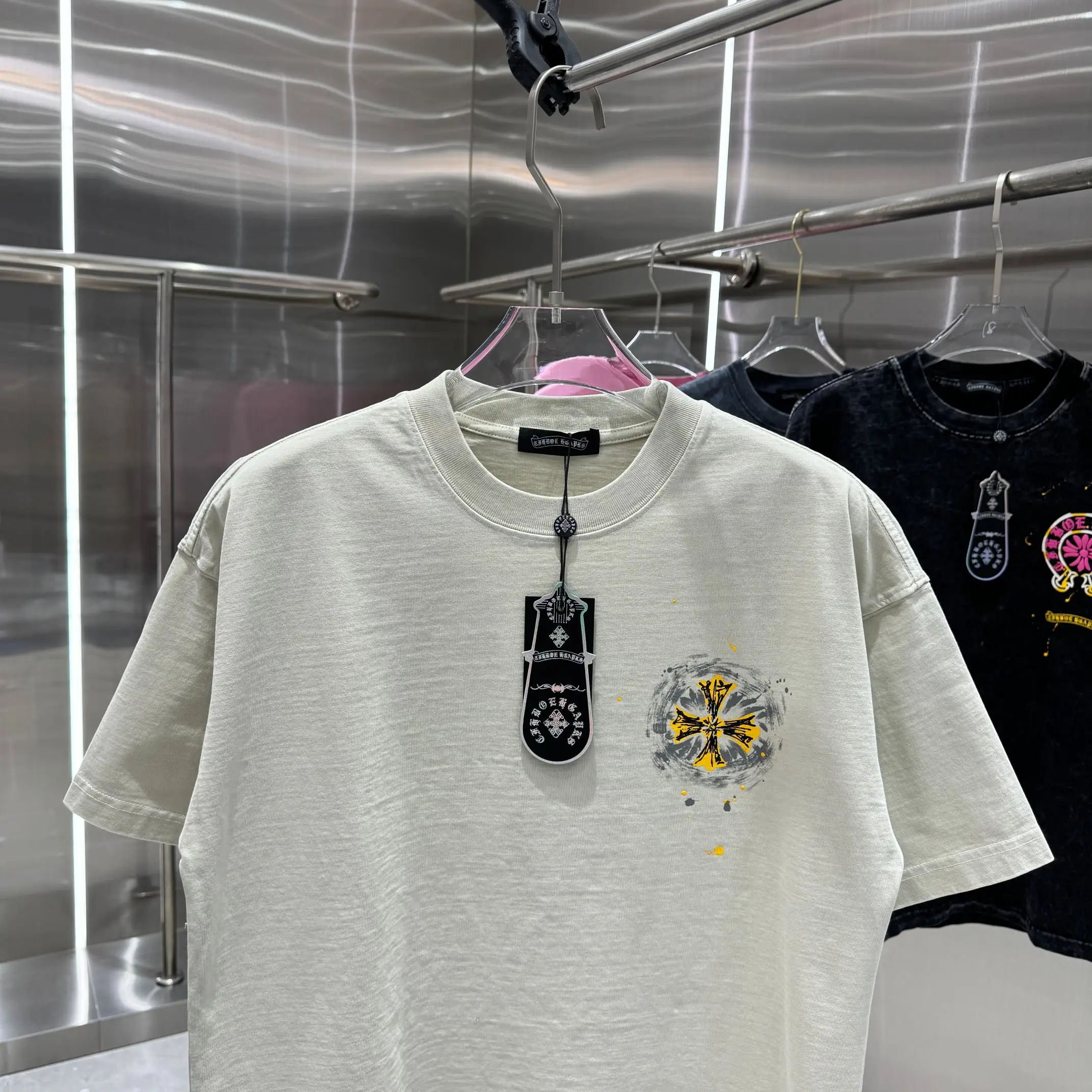 Logo Print Washed Cotton T-Shirt D18013911 — view 6