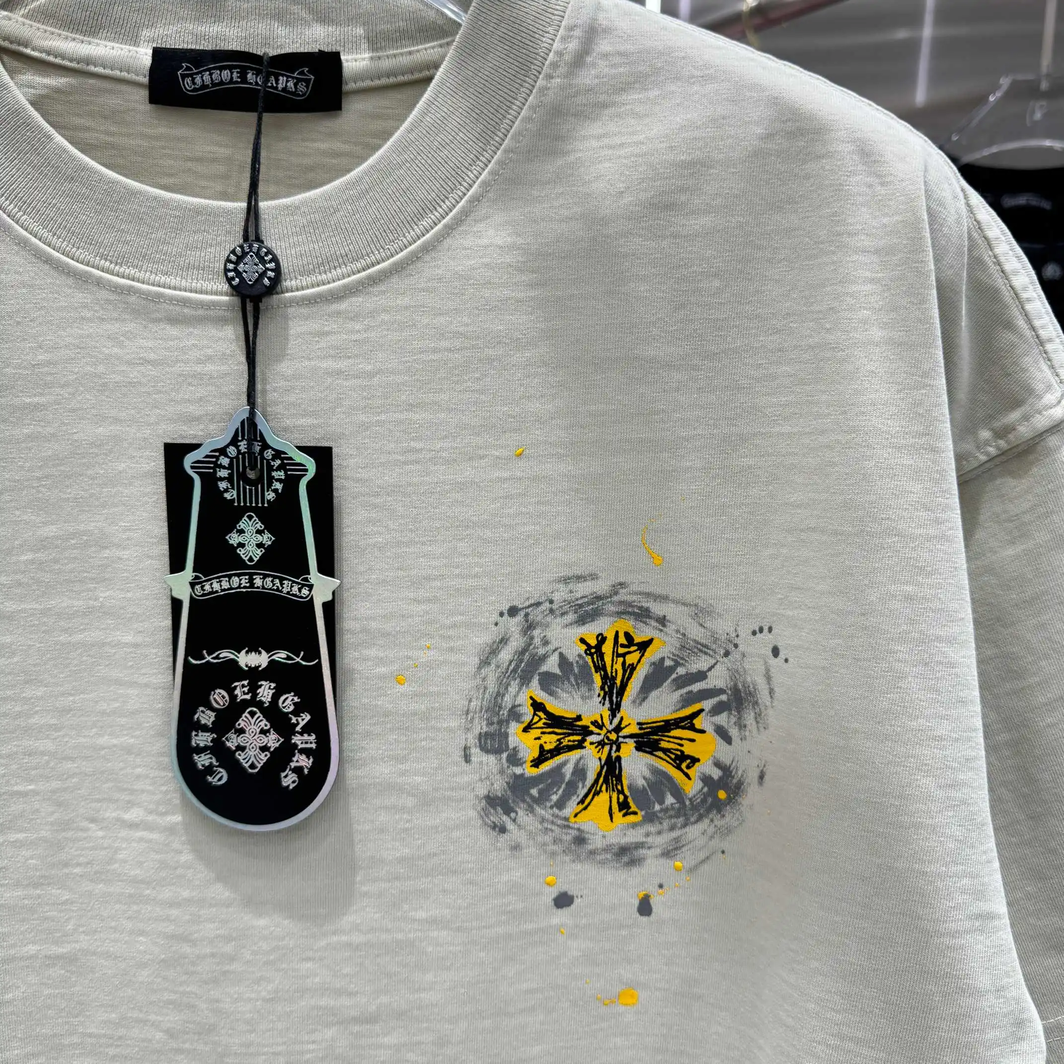 Logo Print Washed Cotton T-Shirt D18013911 — view 7
