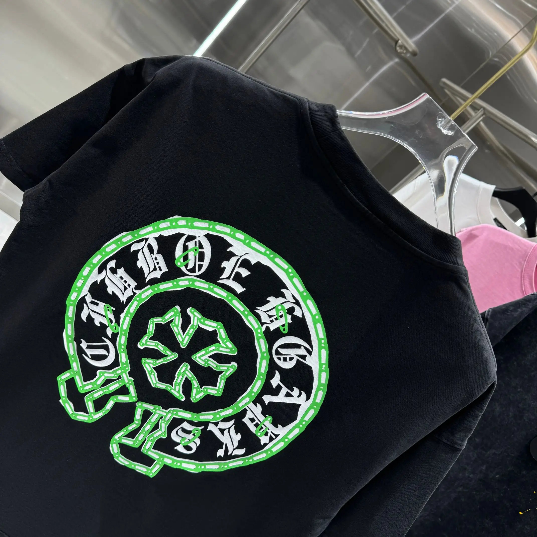 Logo Print Washed Cotton T-Shirt D18013821 — view 5