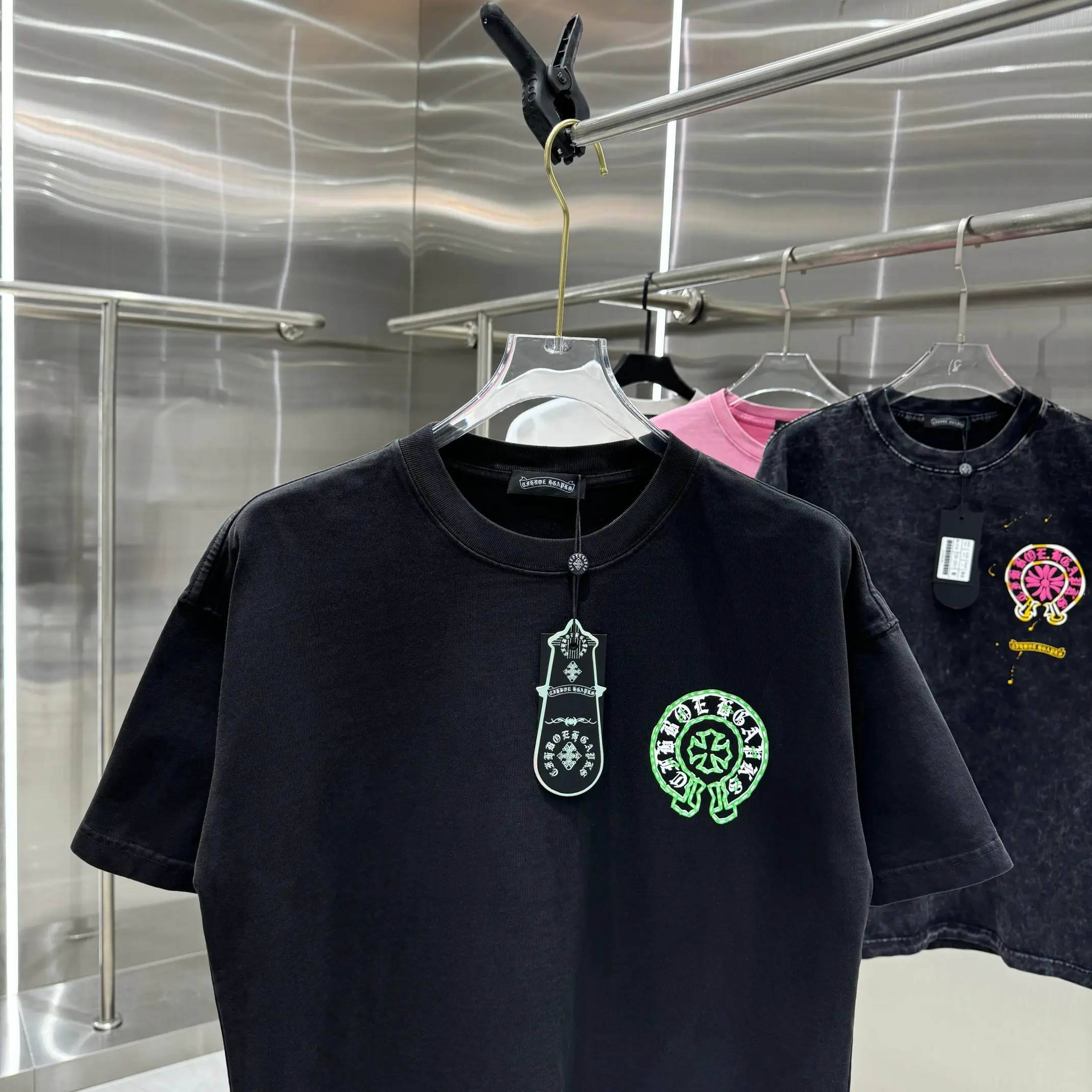 Logo Print Washed Cotton T-Shirt D18013821 — view 6