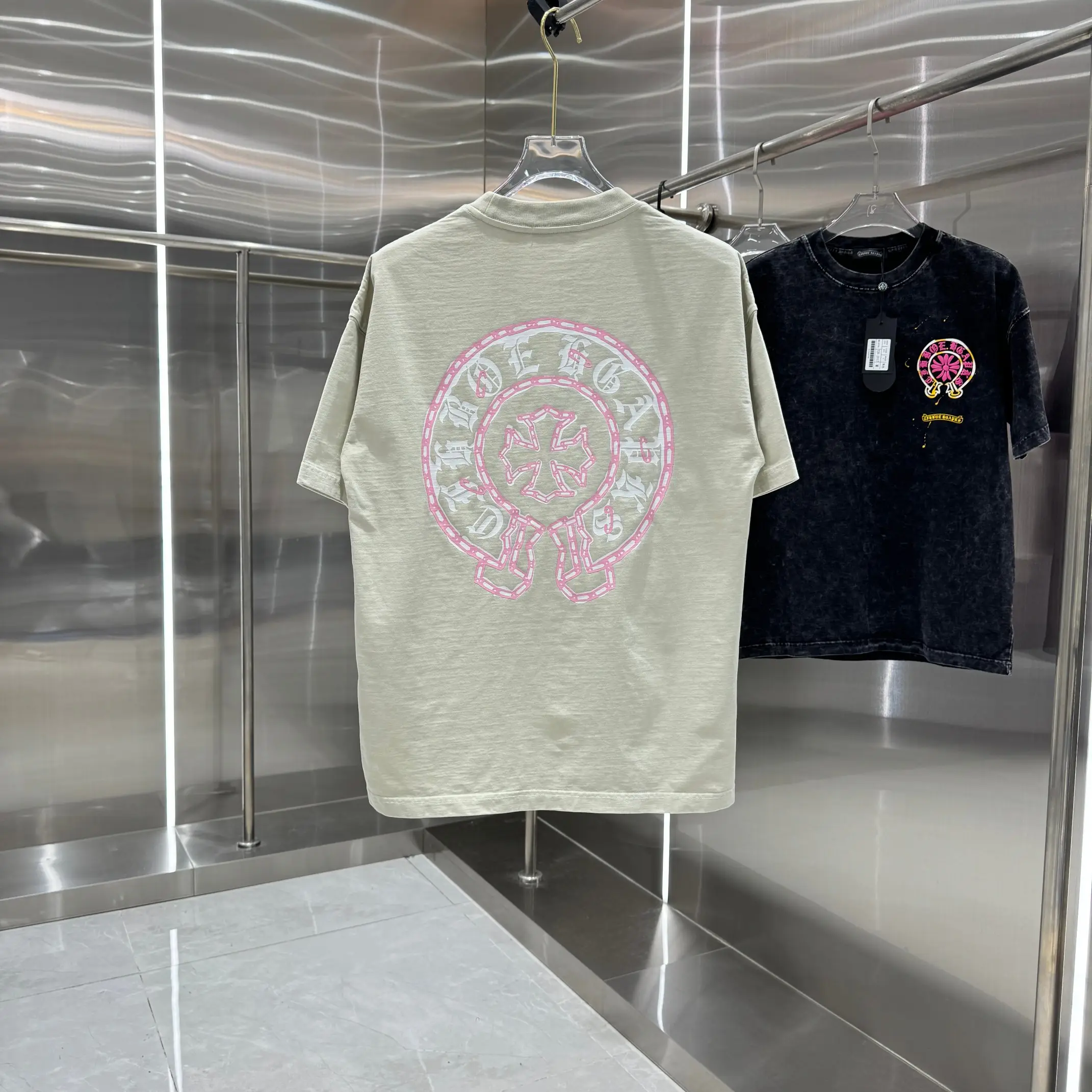 Logo Print Washed Cotton T-Shirt D18013822 — view 2