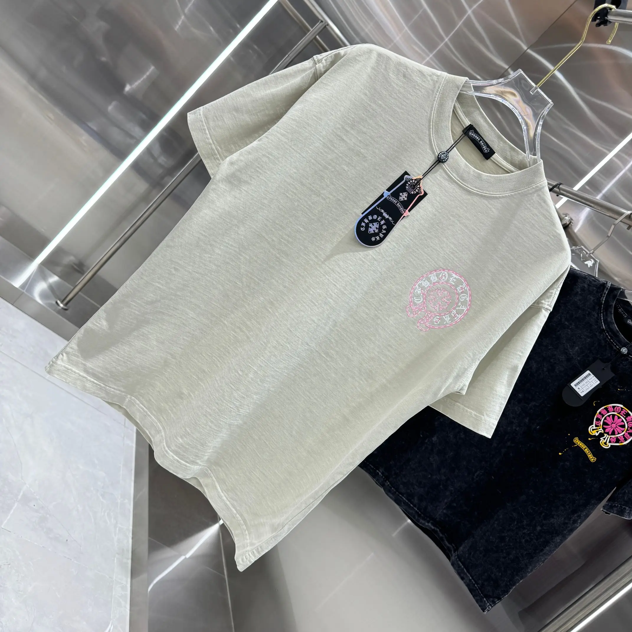 Logo Print Washed Cotton T-Shirt D18013822 — view 3
