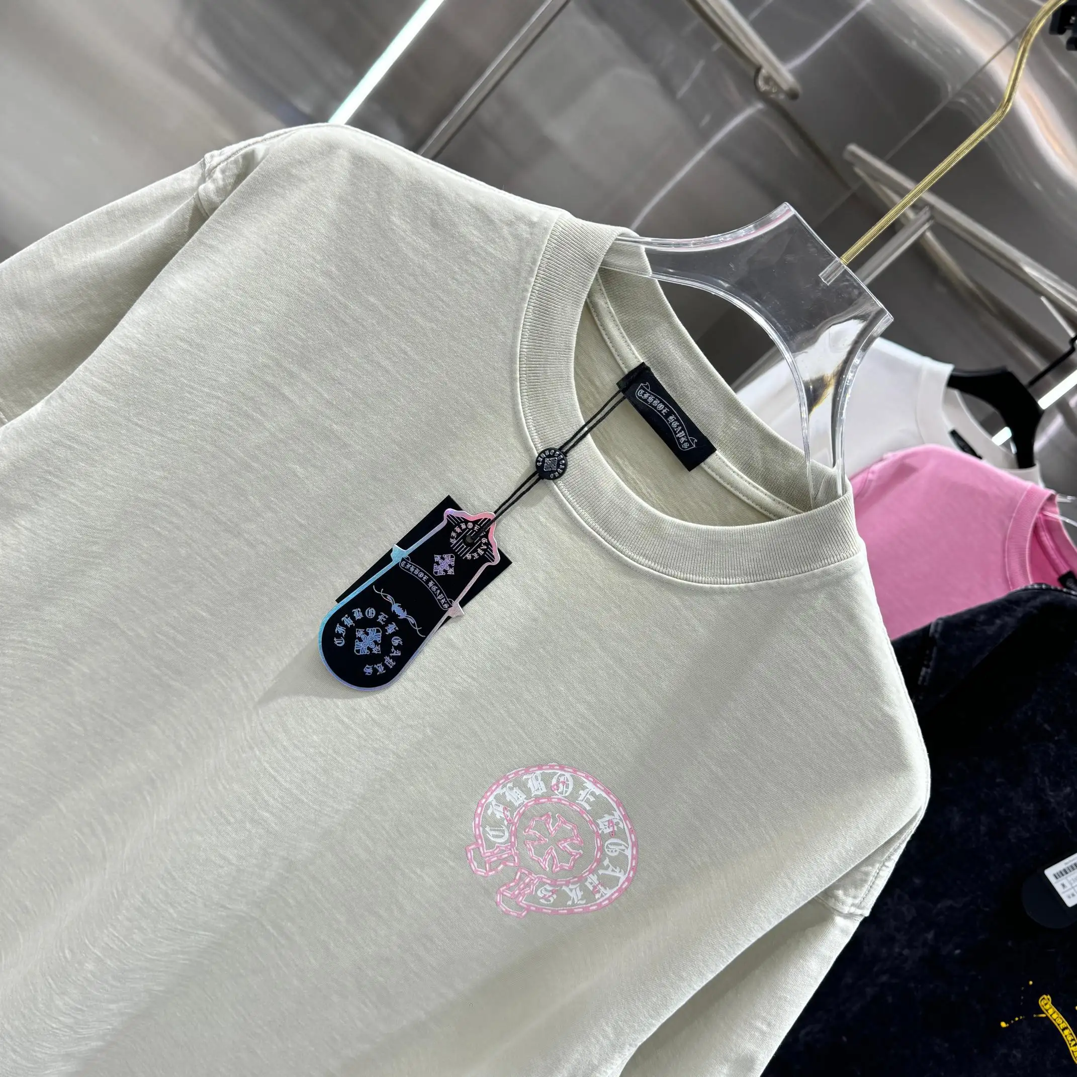 Logo Print Washed Cotton T-Shirt D18013822 — view 4