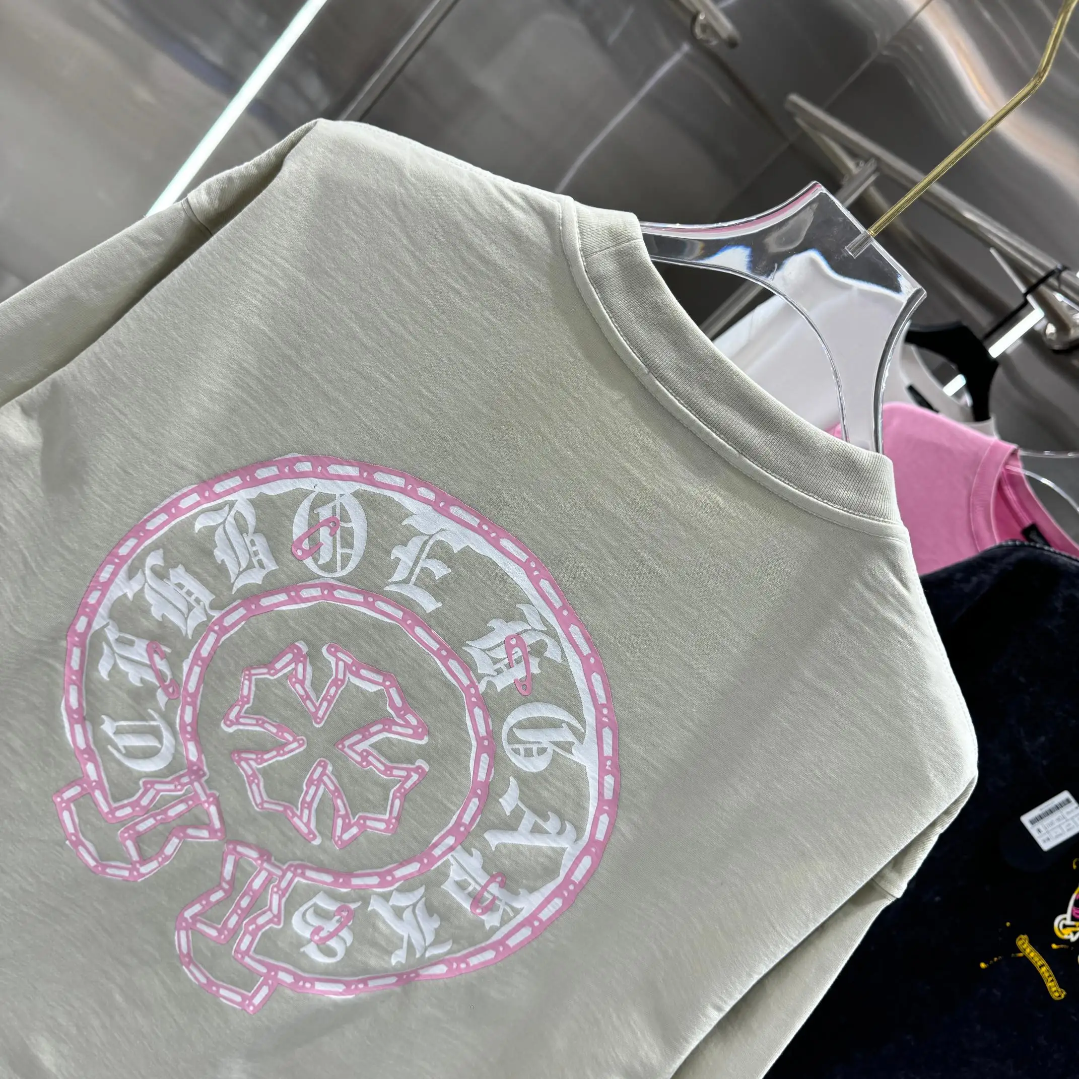 Logo Print Washed Cotton T-Shirt D18013822 — view 5