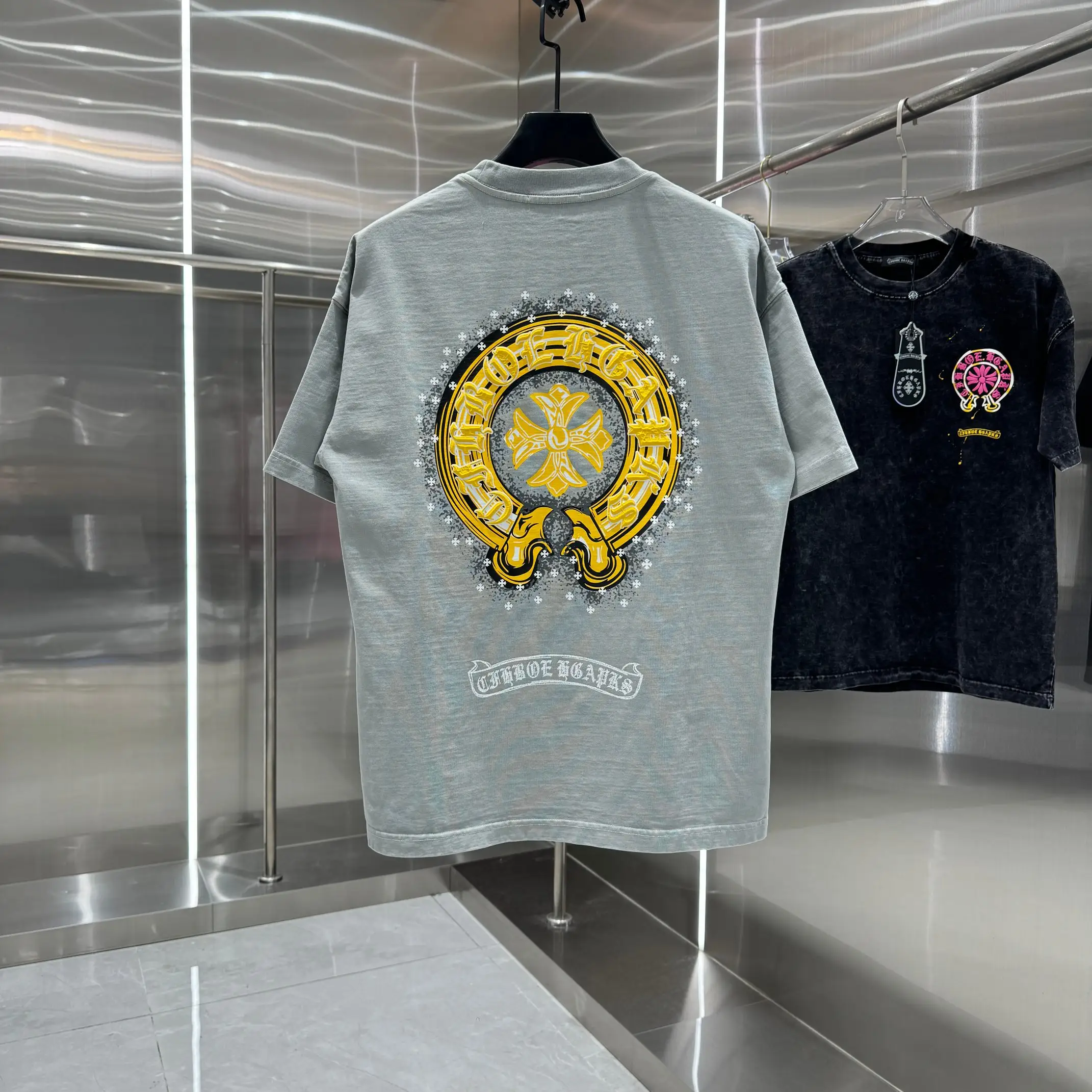 Logo Puff-Print Cotton T-Shirt D18013810 — view 2
