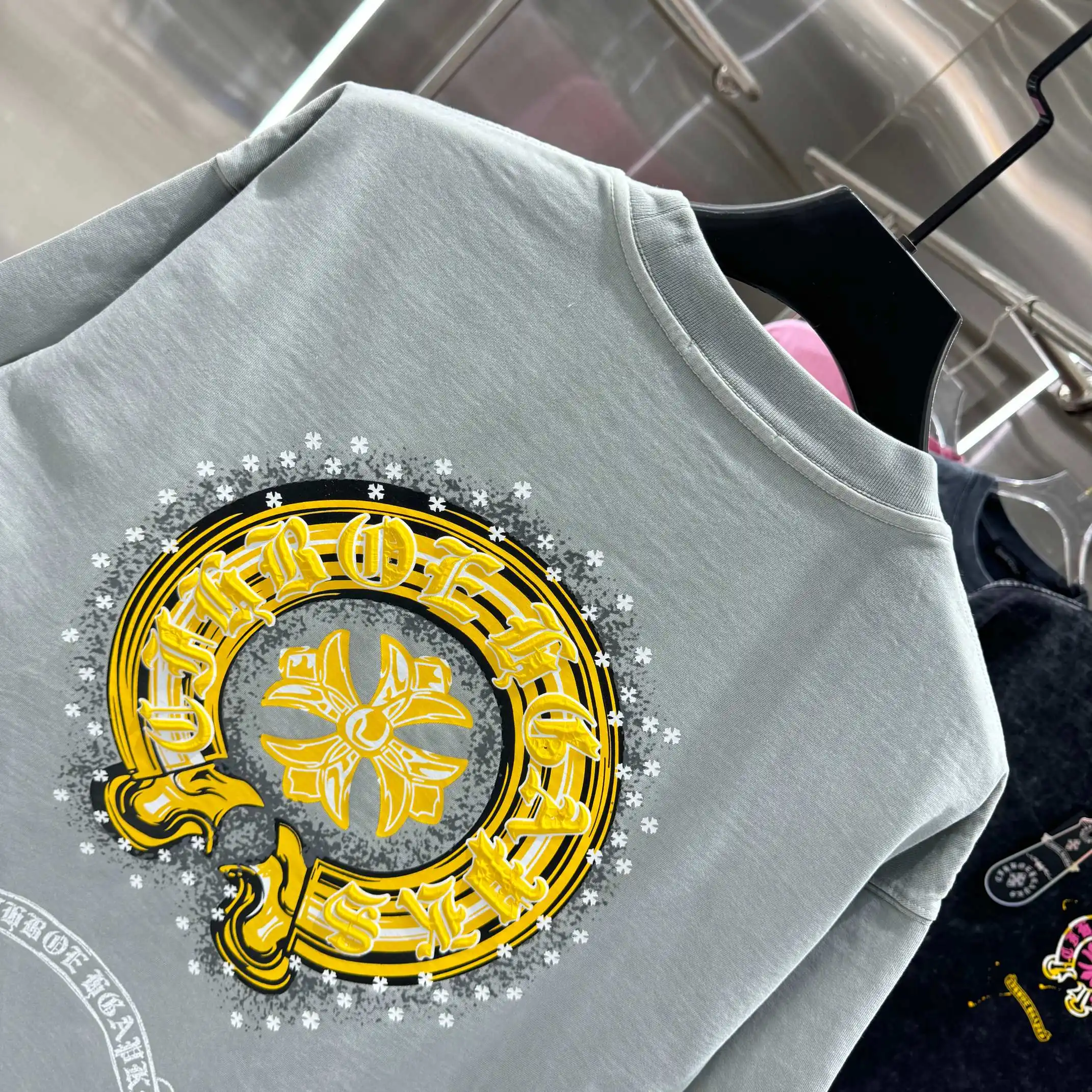 Logo Puff-Print Cotton T-Shirt D18013810 — view 5