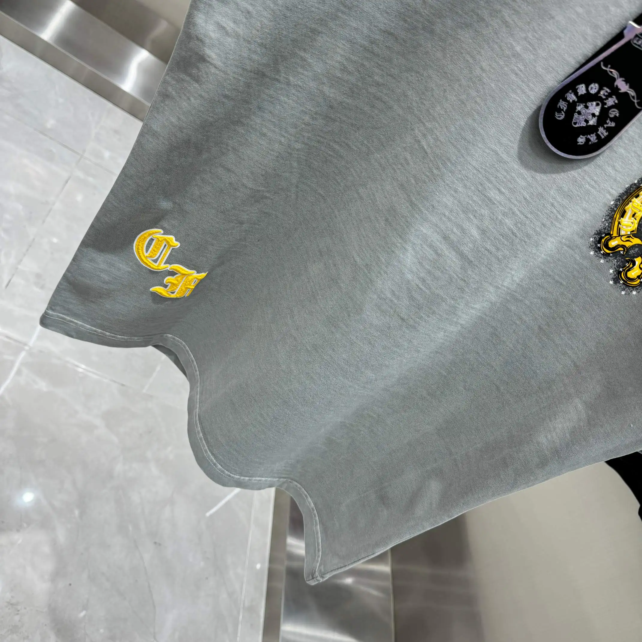Logo Puff-Print Cotton T-Shirt D18013810 — view 9