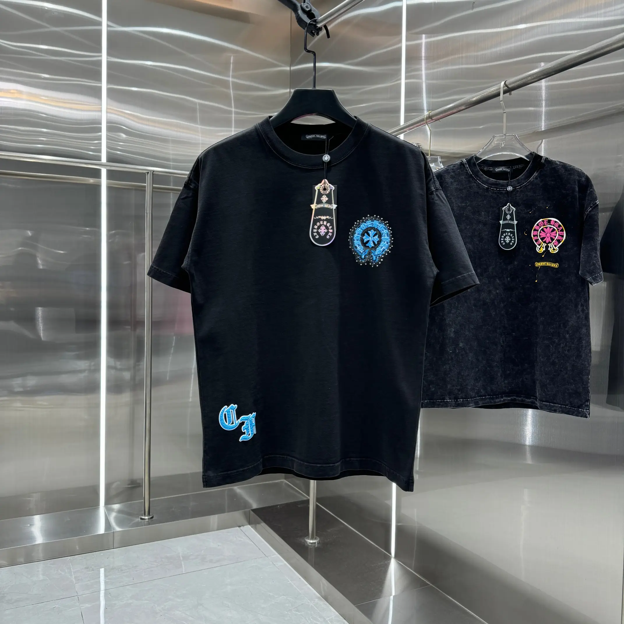 Puff-Print Logo Cotton T-Shirt D18013811
