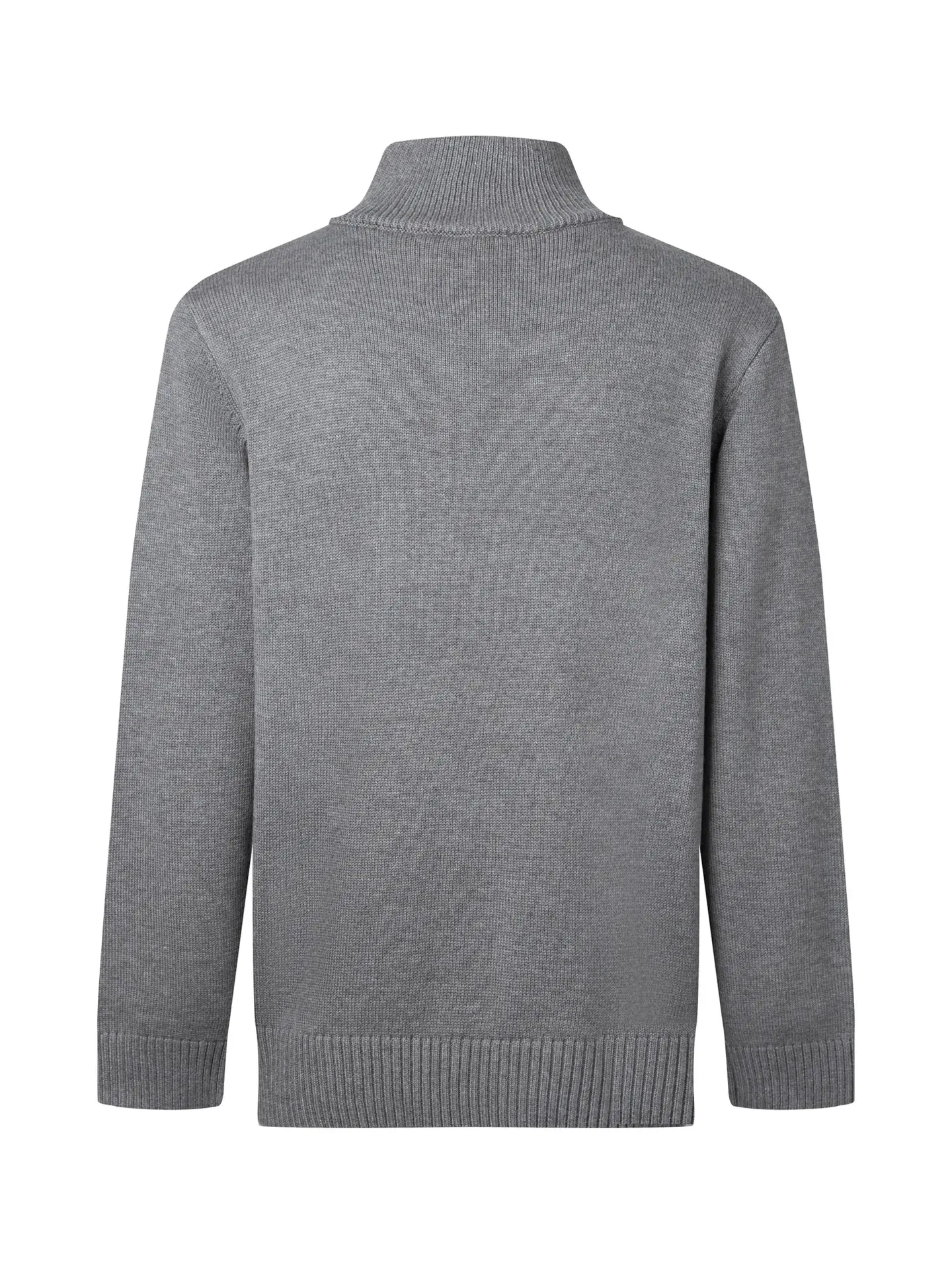 Embroidered Wool-Blend Half-Zip Sweater D18016028 — view 2