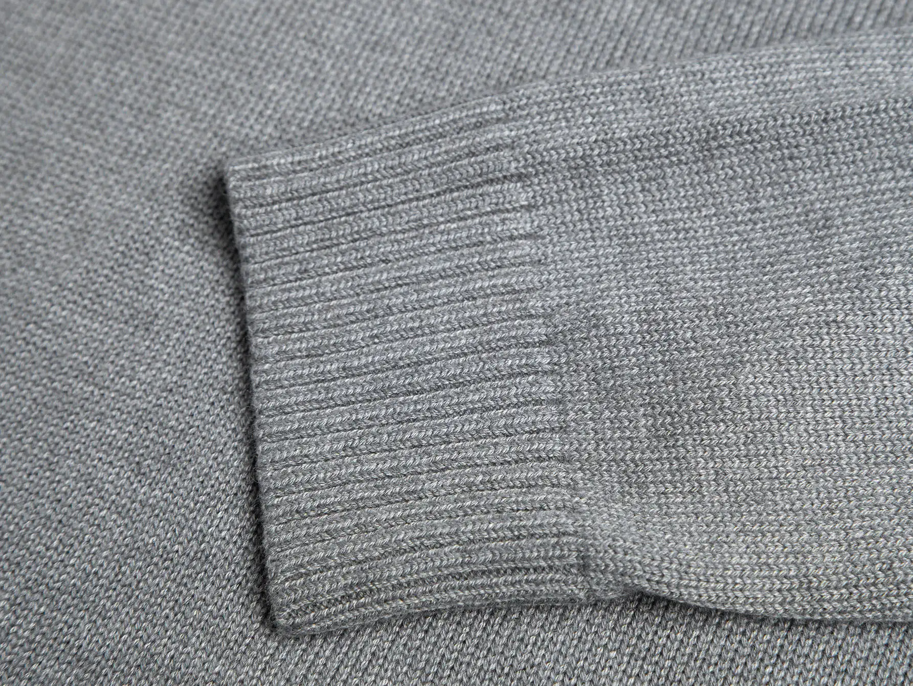 Embroidered Wool-Blend Half-Zip Sweater D18016028 — view 9
