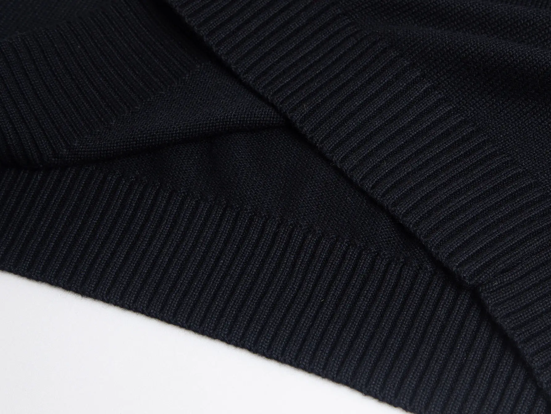 Logo-Plaque Half-Zip Wool-Blend Sweater D18016042 — view 7