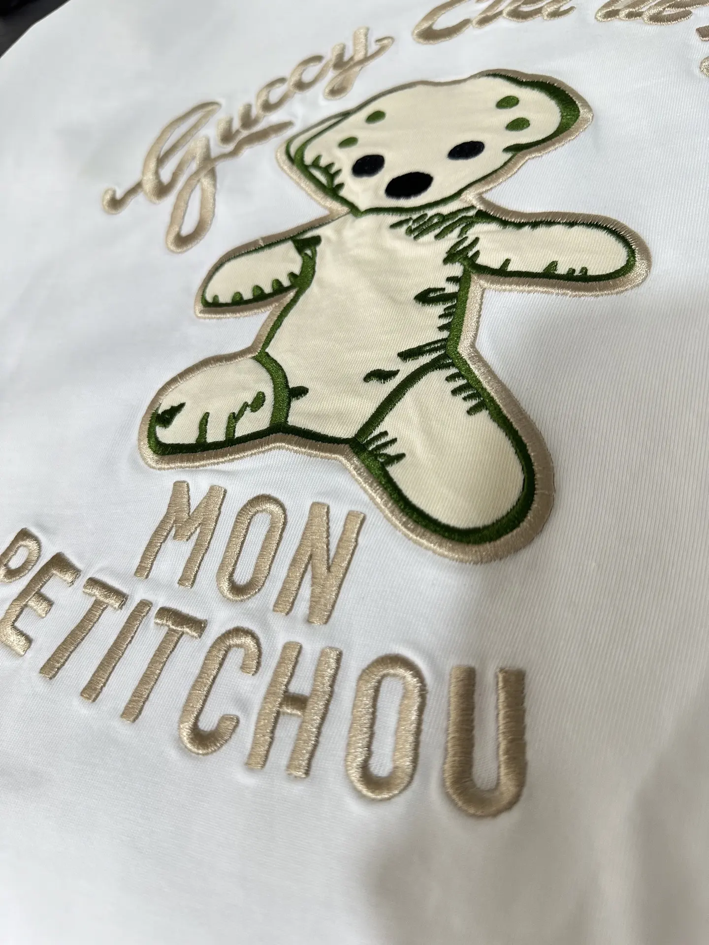 Teddy Bear Embroidered Cotton T-Shirt D18011547 — view 7
