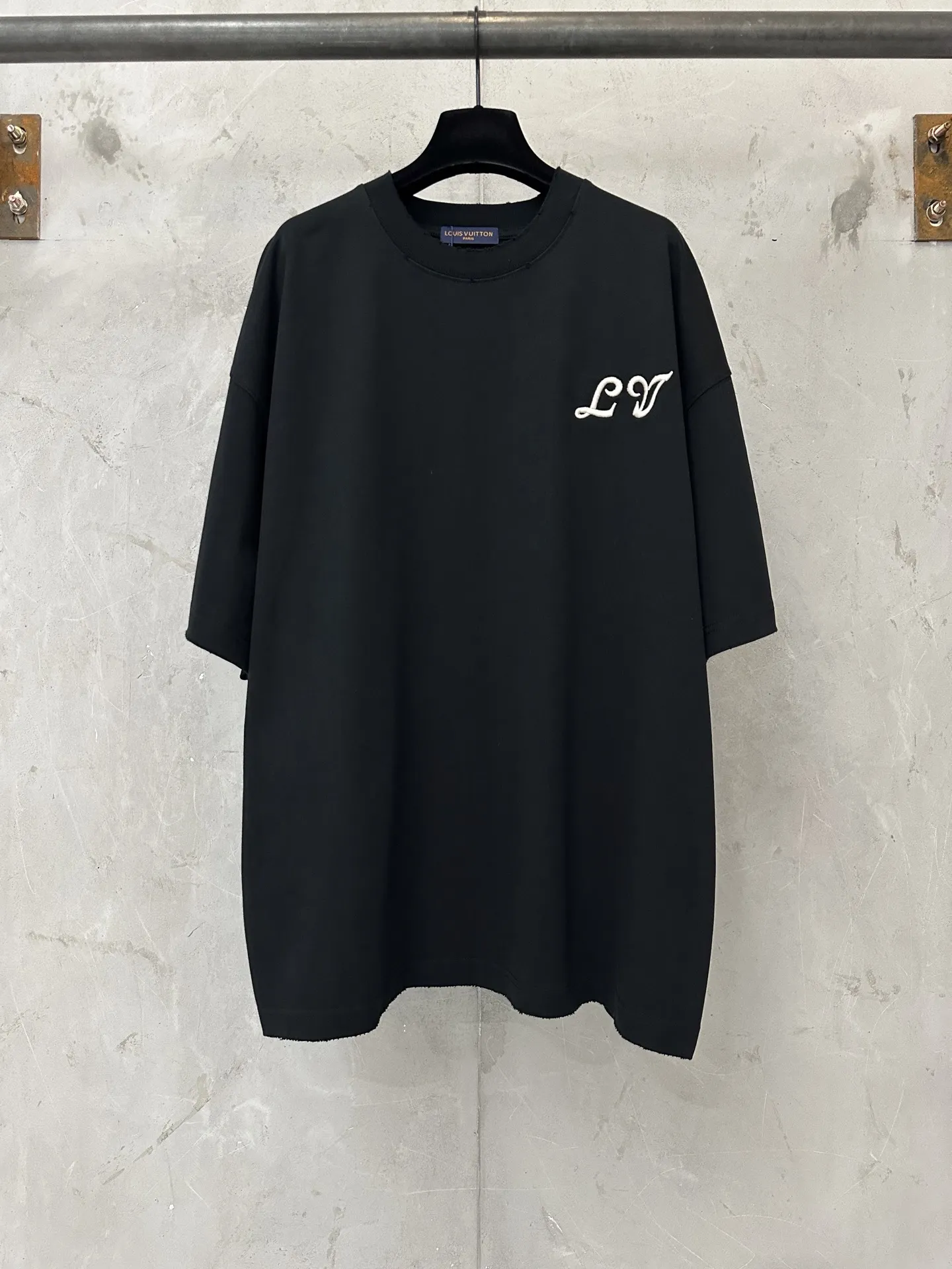 Embroidered Logo Heavyweight Cotton T-Shirt D18011553