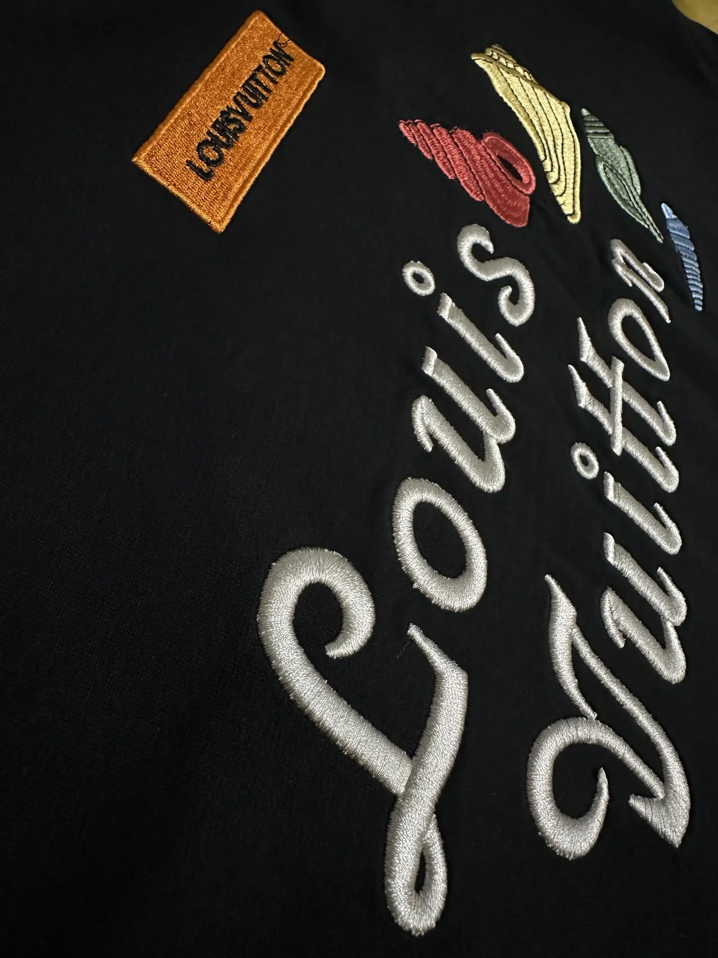 Embroidered Logo Heavyweight Cotton T-Shirt D18011553 — view 6