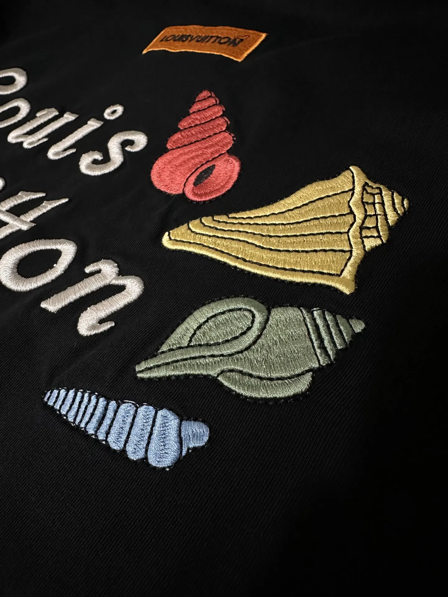 Embroidered Logo Heavyweight Cotton T-Shirt D18011553 — view 7