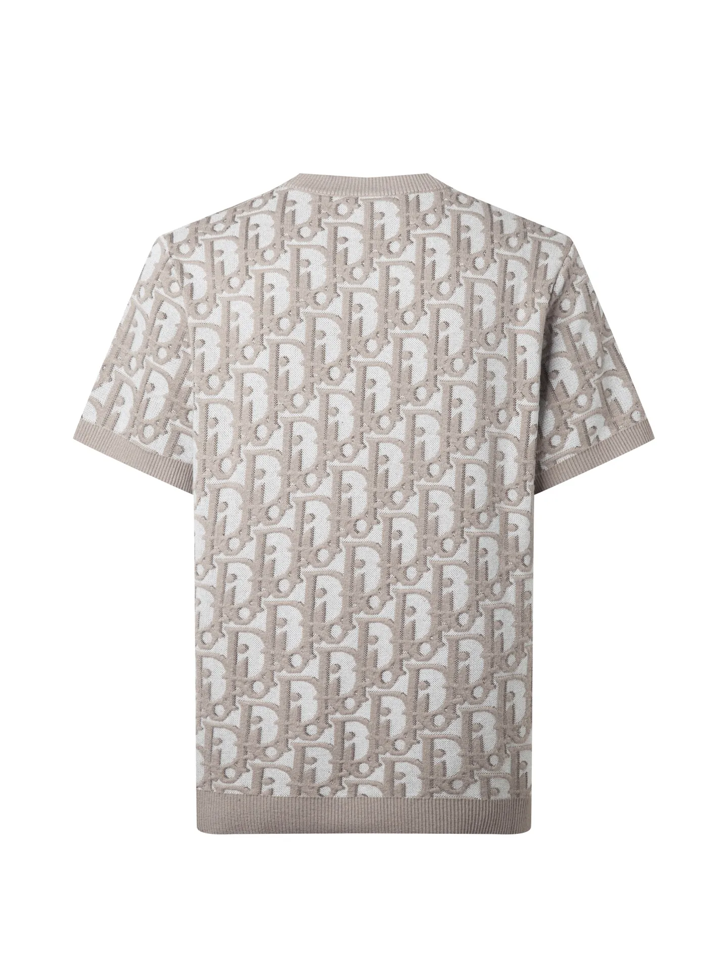 Oblique Jacquard Wool-Blend Knit T-Shirt D18015788 — view 2