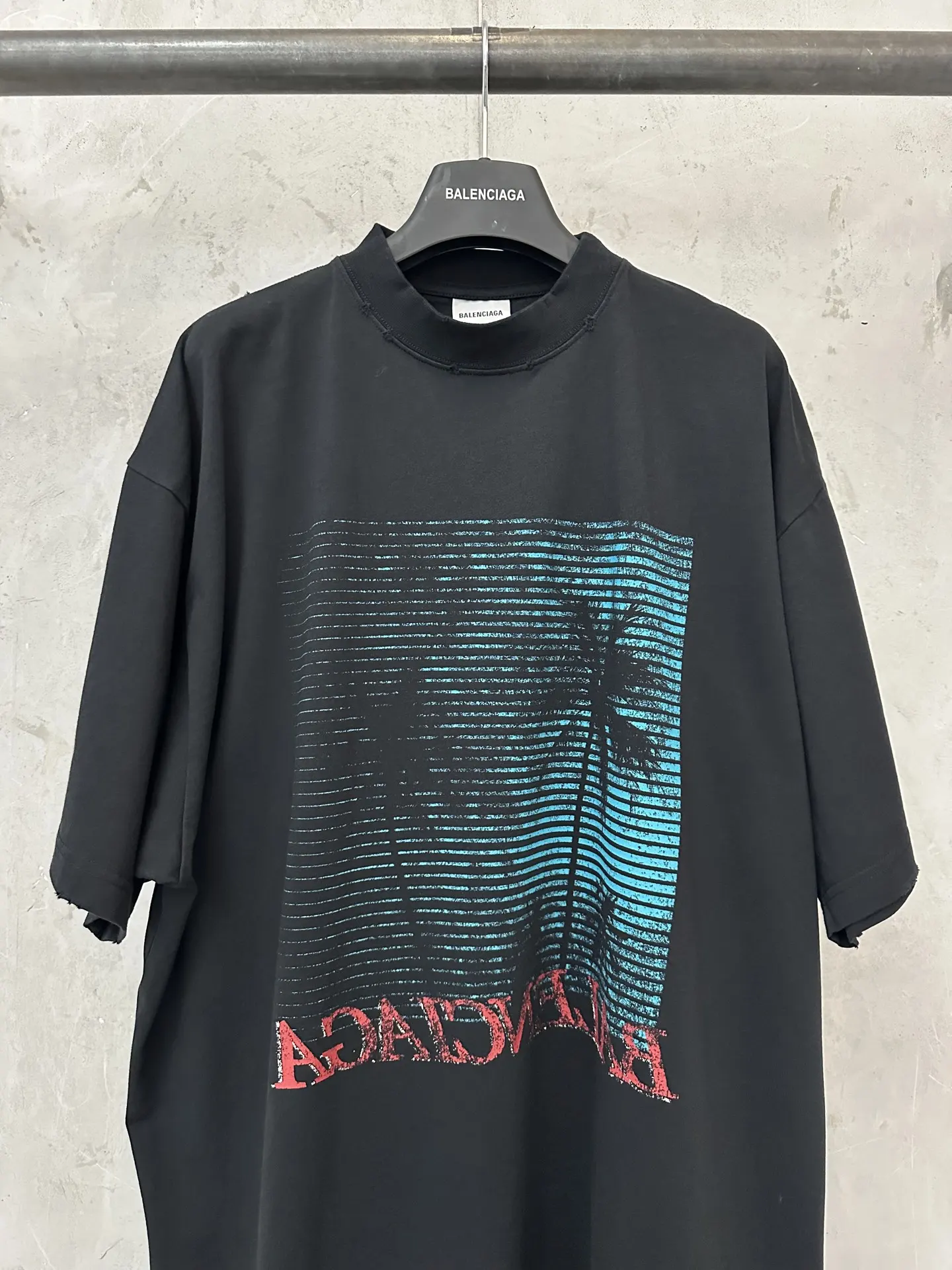 Palm Tree Graphic Oversized T-Shirt D18511202 — view 3