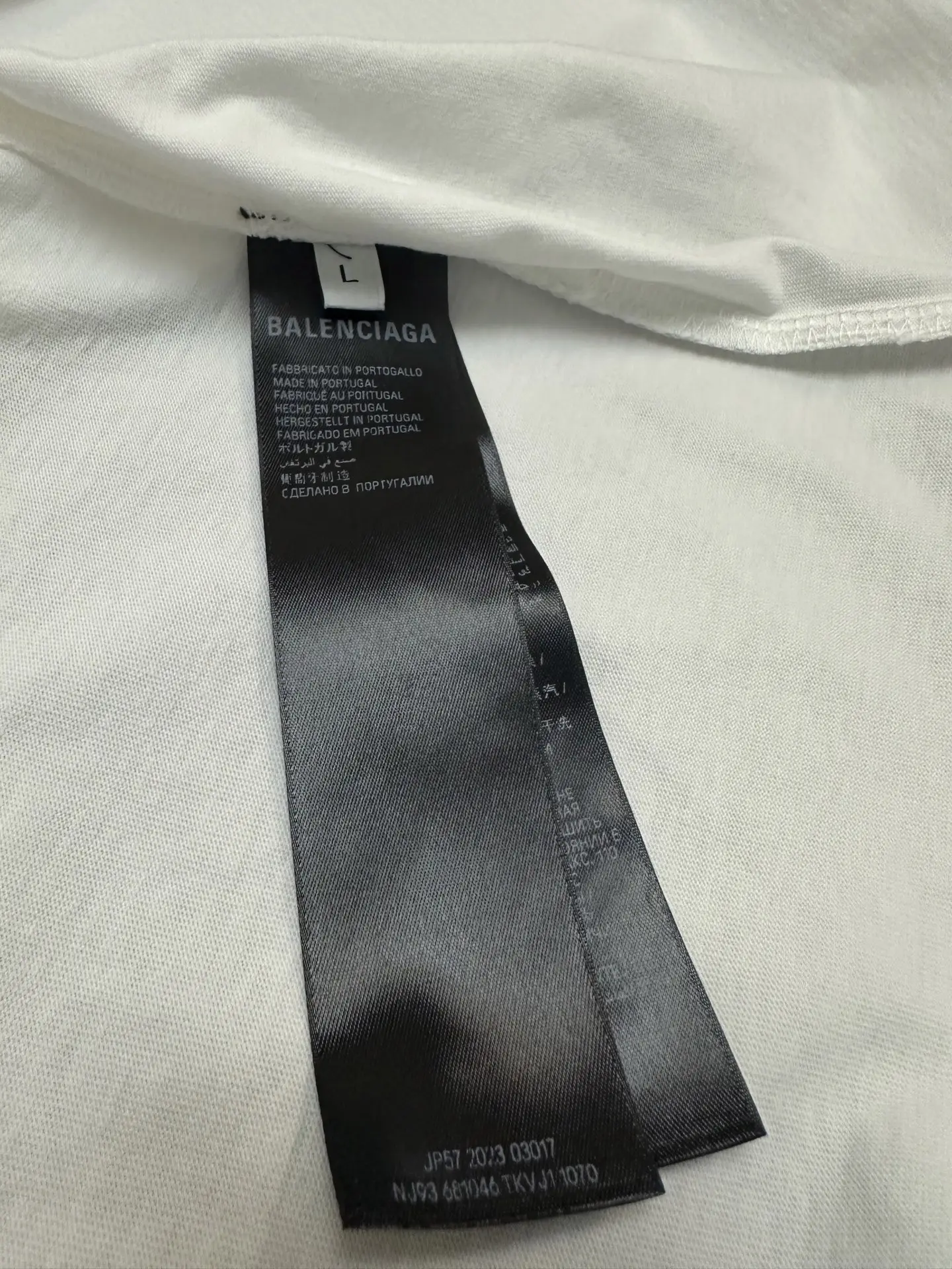 Reflective Logo Oversized T-Shirt D18511182 — view 9