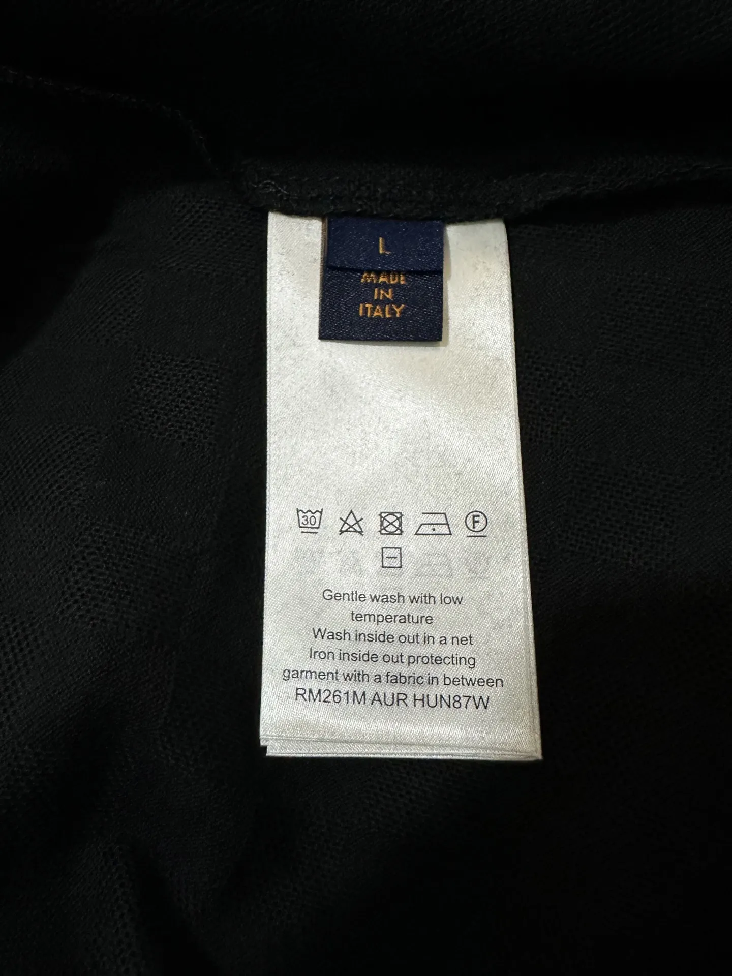 Pearl-Button Embroidered Cotton Polo Shirt D18511360 — view 9