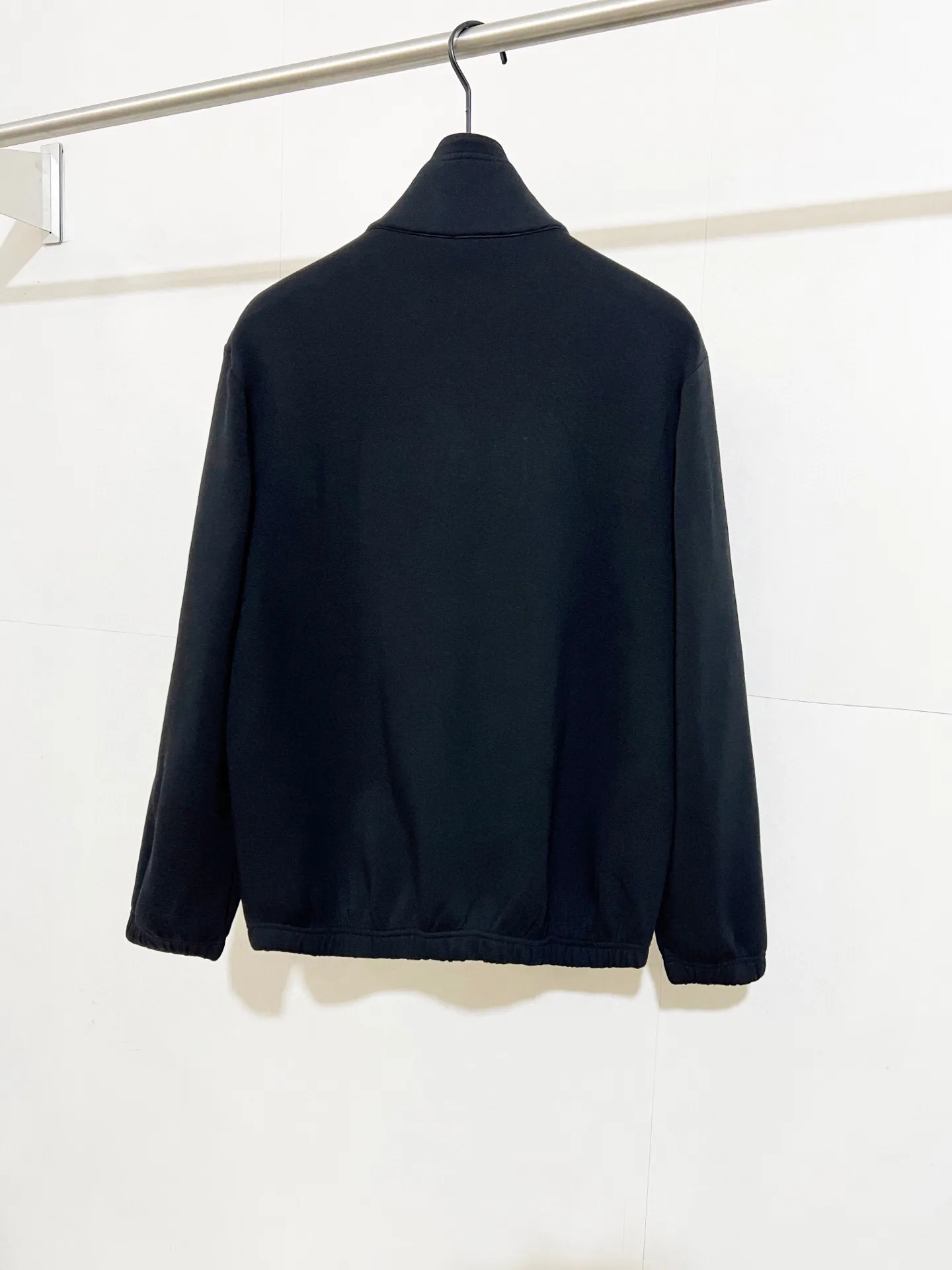 Logo-Patch Half-Zip Cotton-Blend Sweatshirt D18516092 — view 2