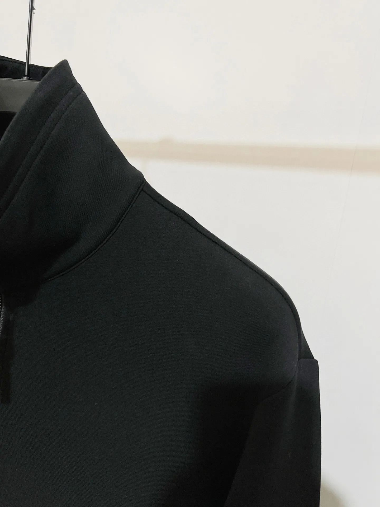 Logo-Patch Half-Zip Cotton-Blend Sweatshirt D18516092 — view 9