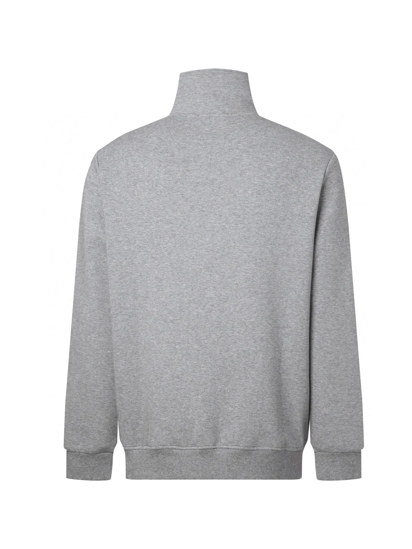 Logo-Badge Half-Zip Cotton-Blend Sweatshirt D18516054 — view 2