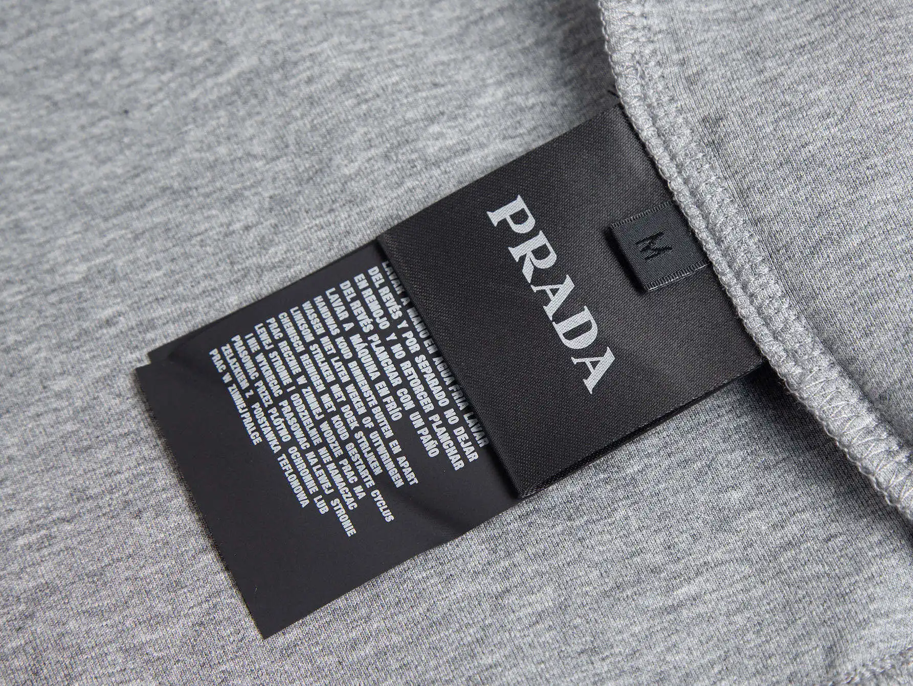 Logo-Badge Half-Zip Cotton-Blend Sweatshirt D18516054 — view 8