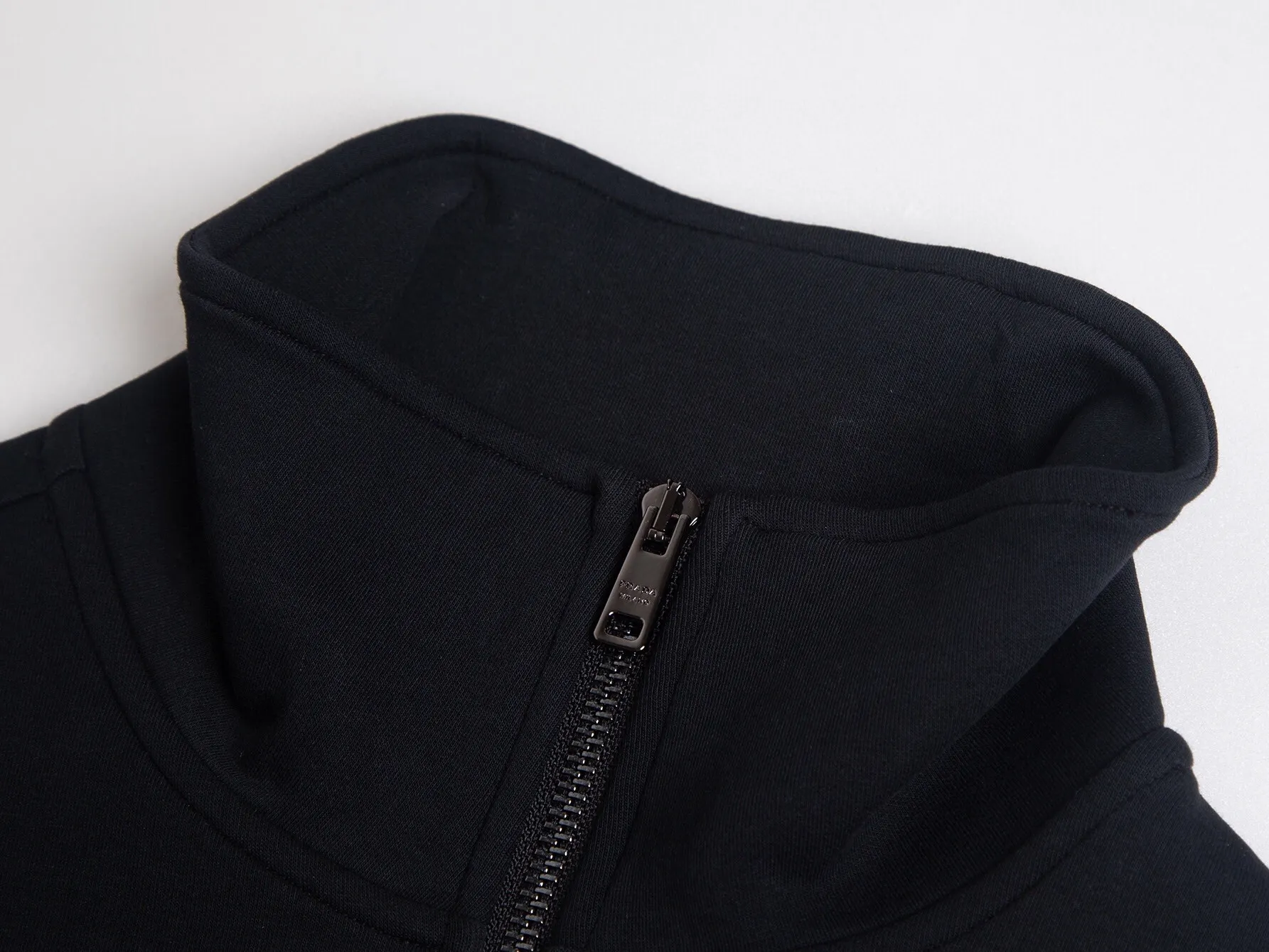 Logo-Badge Half-Zip Cotton Sweatshirt D18516053 — view 5