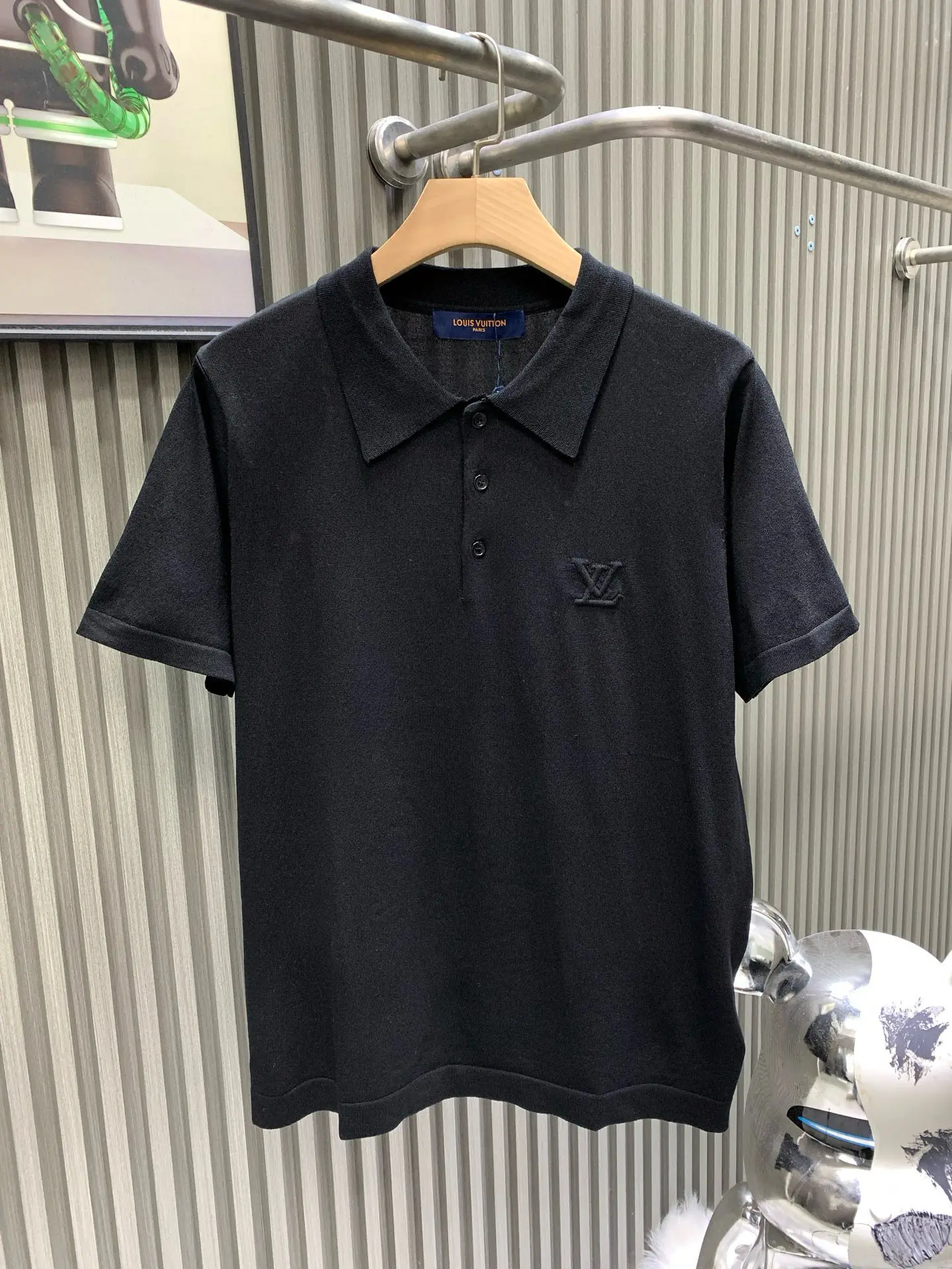 Embroidered Logo Knit Polo Shirt D18514114