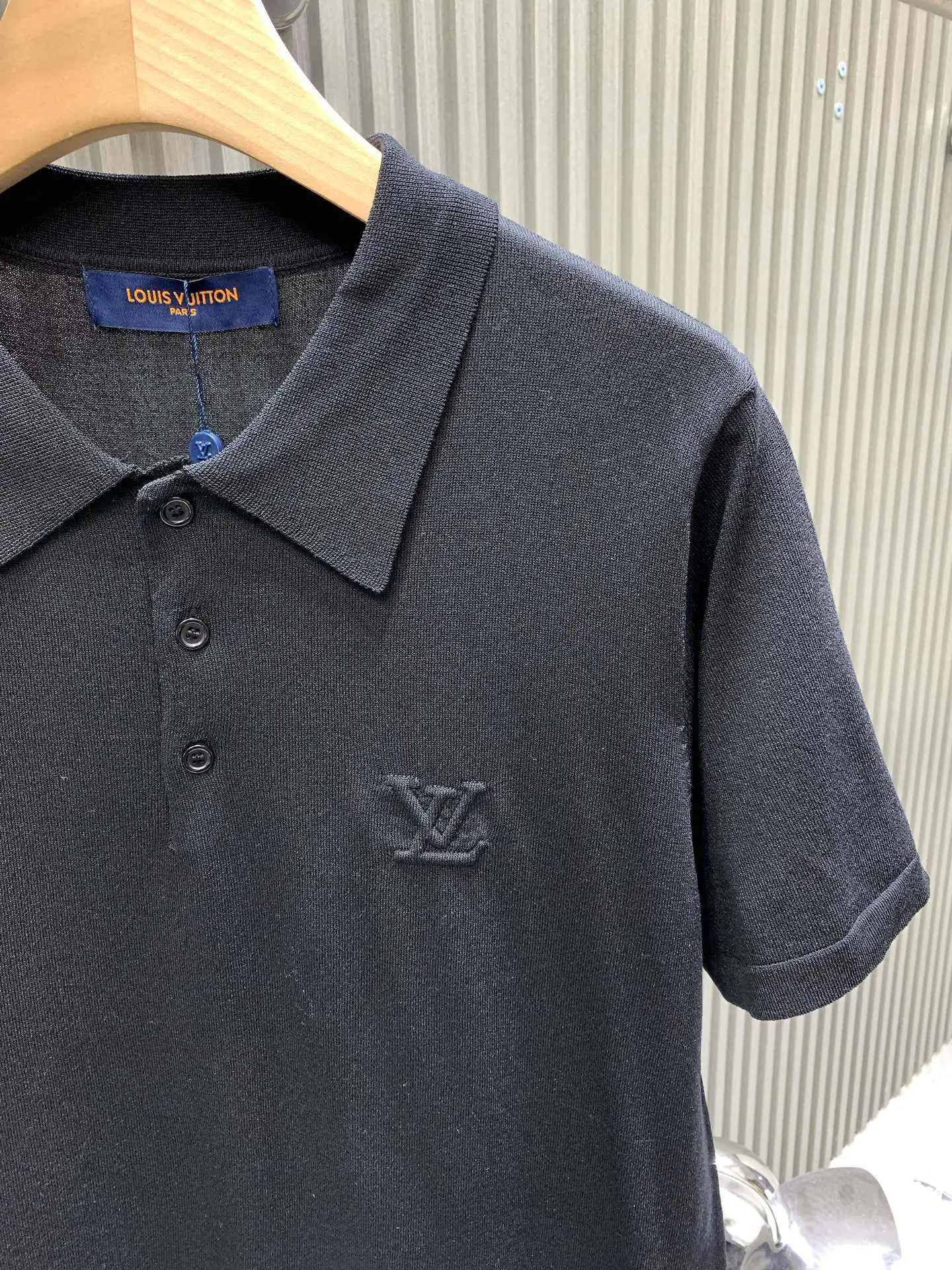 Embroidered Logo Knit Polo Shirt D18514114 — view 6
