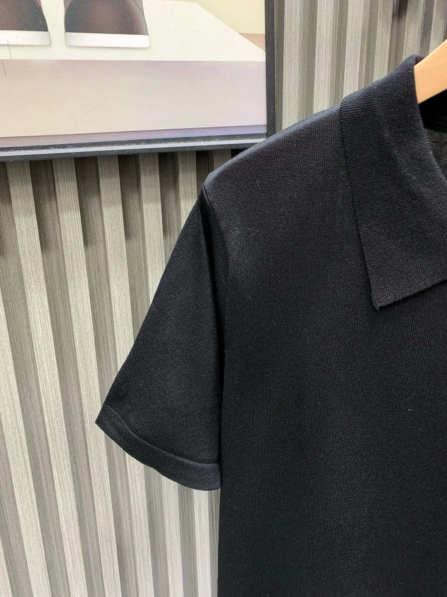 Embroidered Logo Knit Polo Shirt D18514114 — view 7