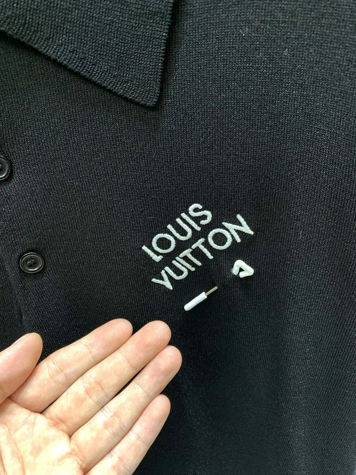 Embroidered Logo Cotton-Pique Polo Shirt D18514118 — view 8