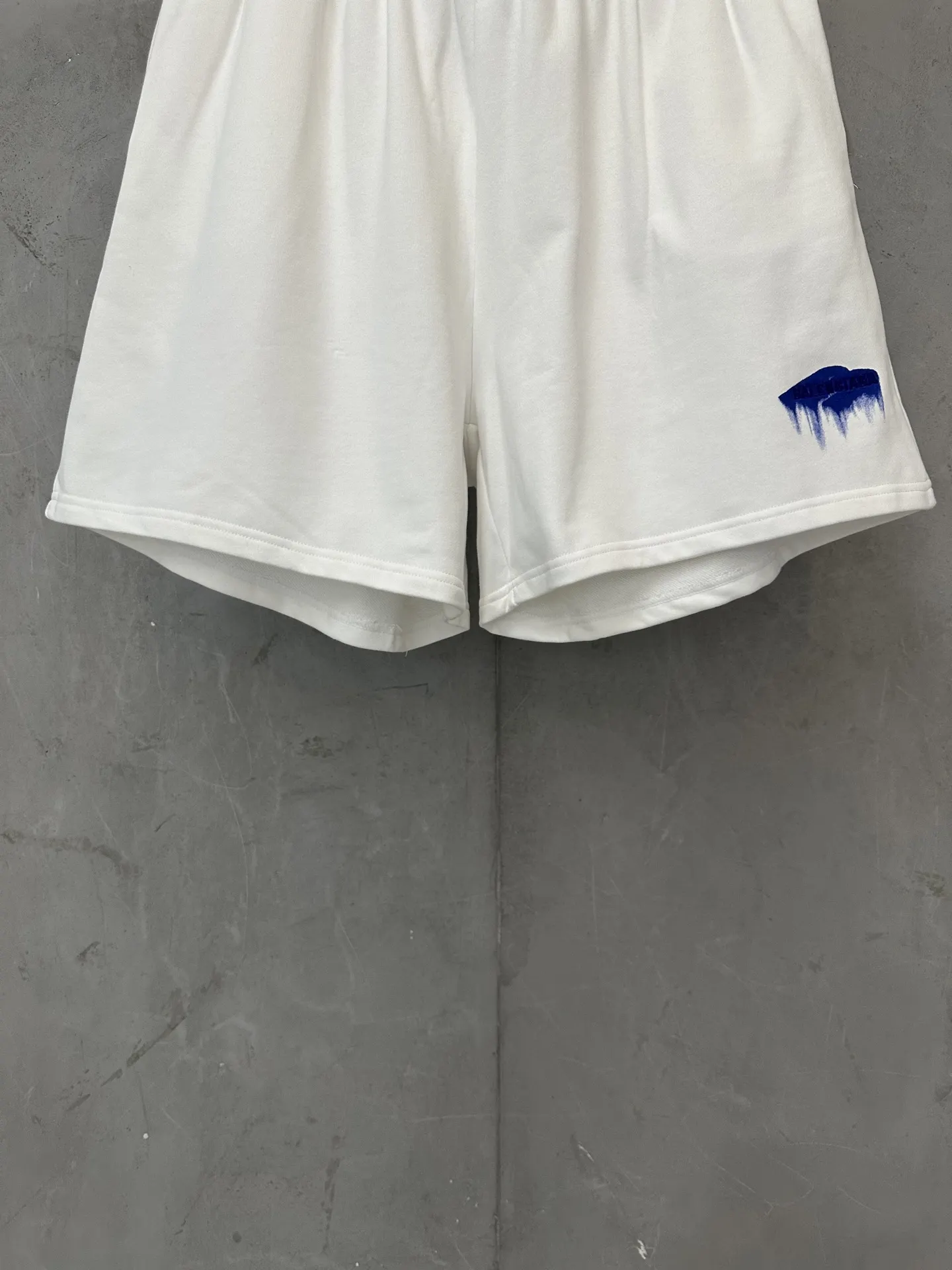 Embroidered Logo Cotton Jersey Shorts D19011341 — view 4