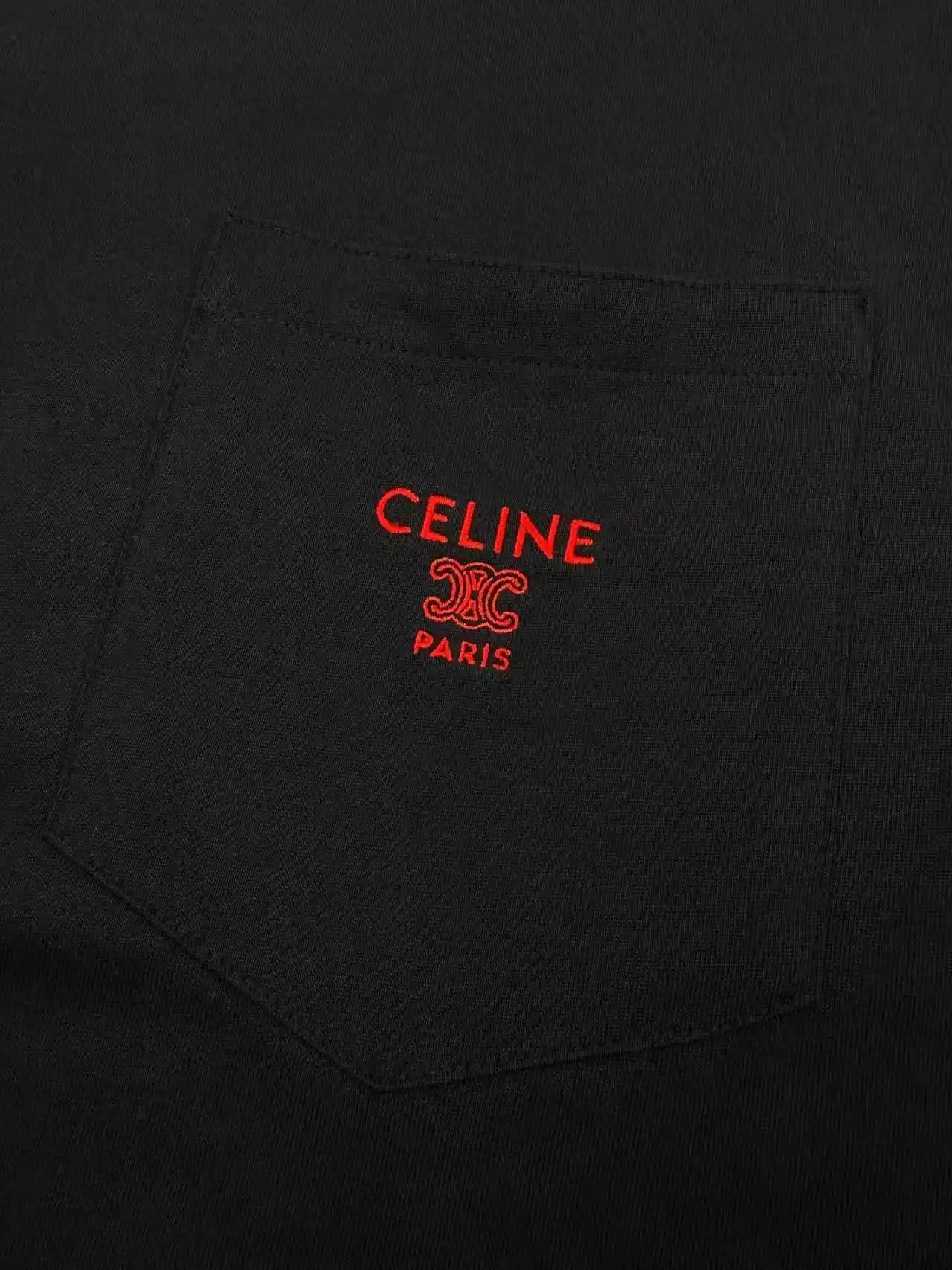 Triomphe Embroidered Pocket T-Shirt D19013845 — view 5