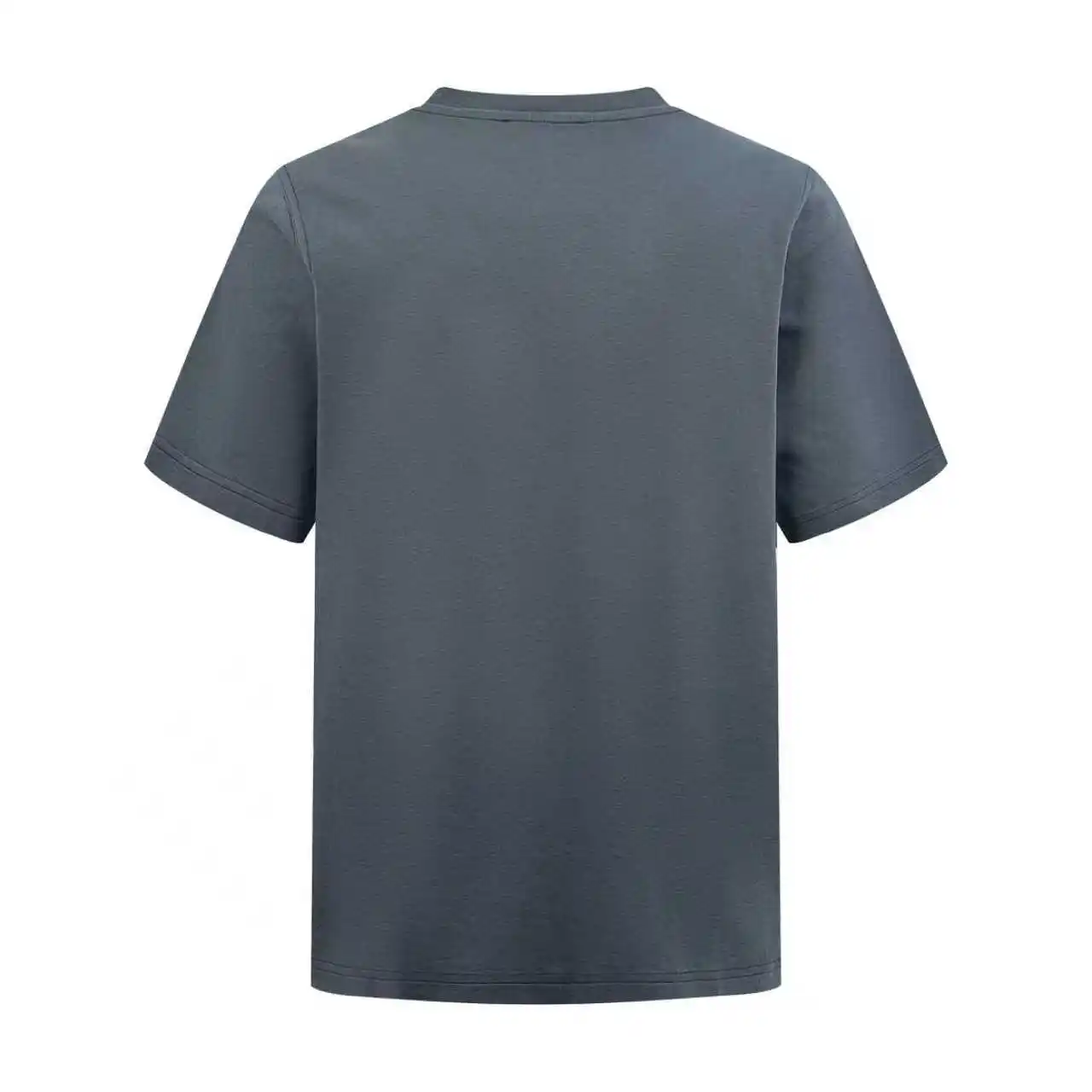 Leather Patch Cotton T-Shirt D19013841 — view 2