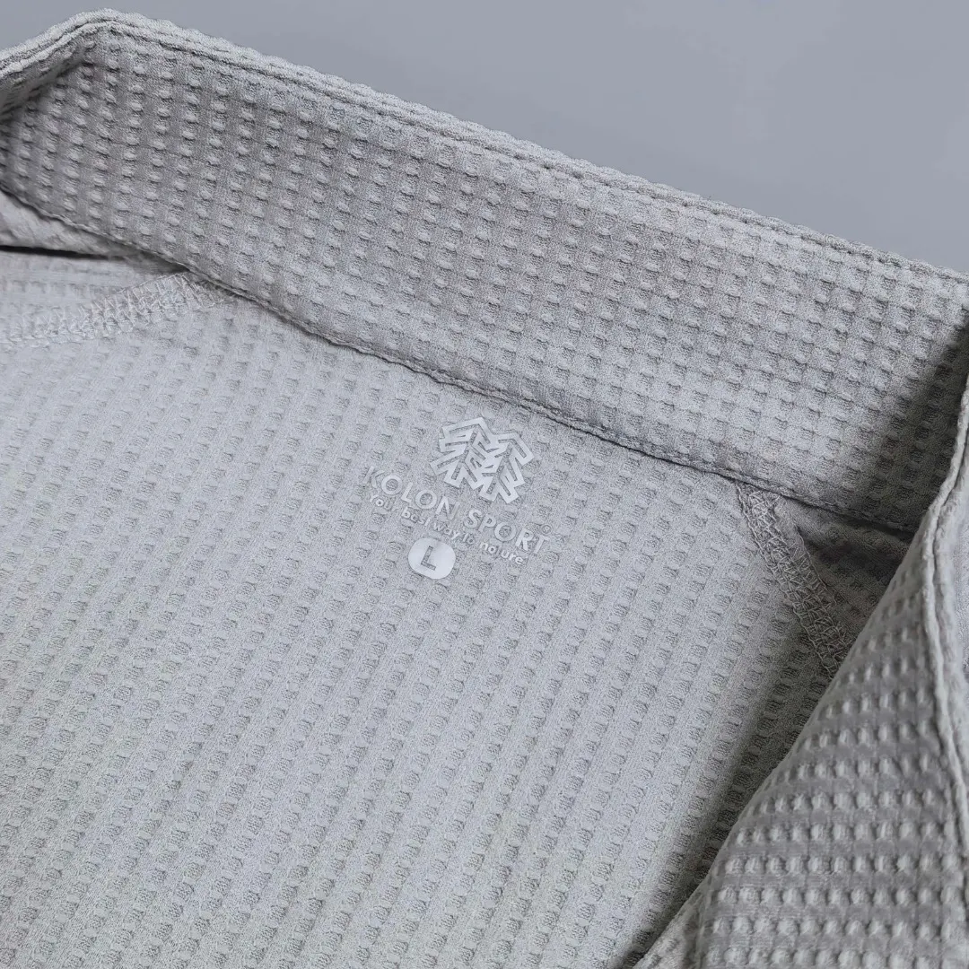 KOLON SPORT Waffle Knit Half-Zip Top D19018979 — view 5