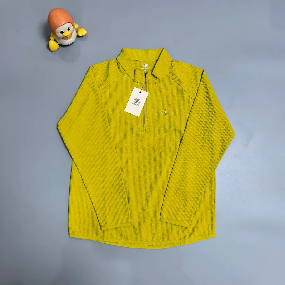 Kolon Sport Waffle-Knit Half-Zip Sweatshirt D19018980