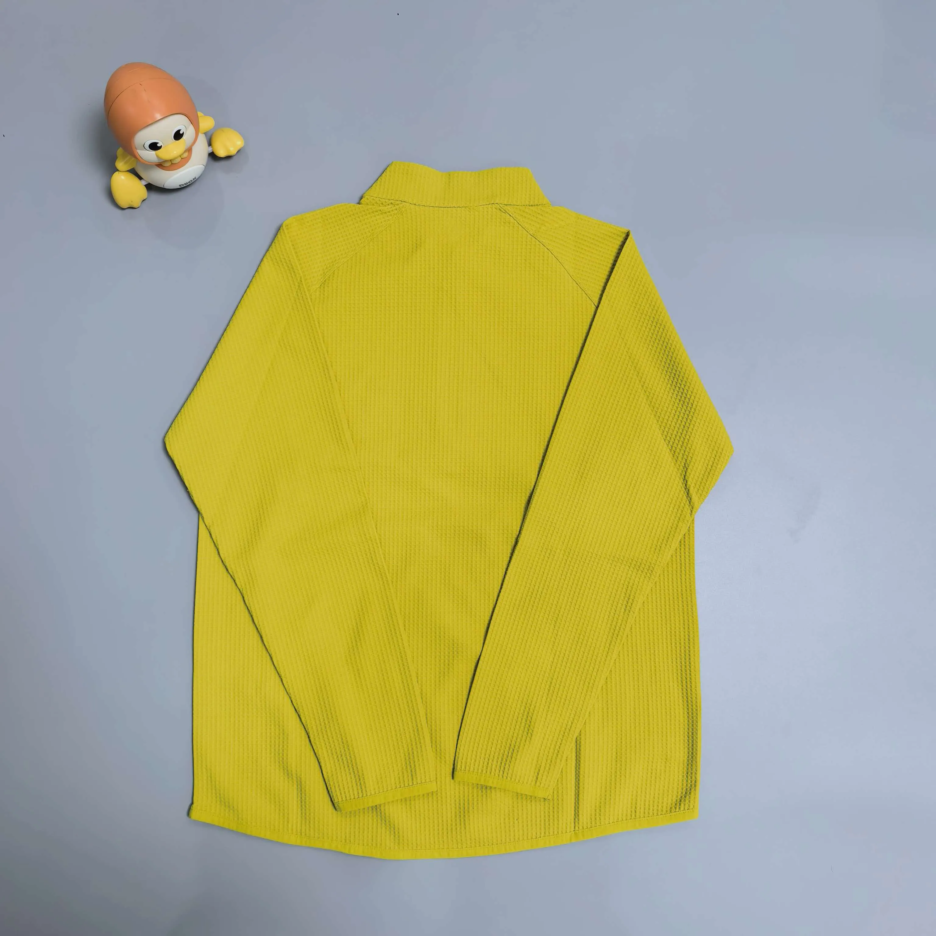Kolon Sport Waffle-Knit Half-Zip Sweatshirt D19018980 — view 2