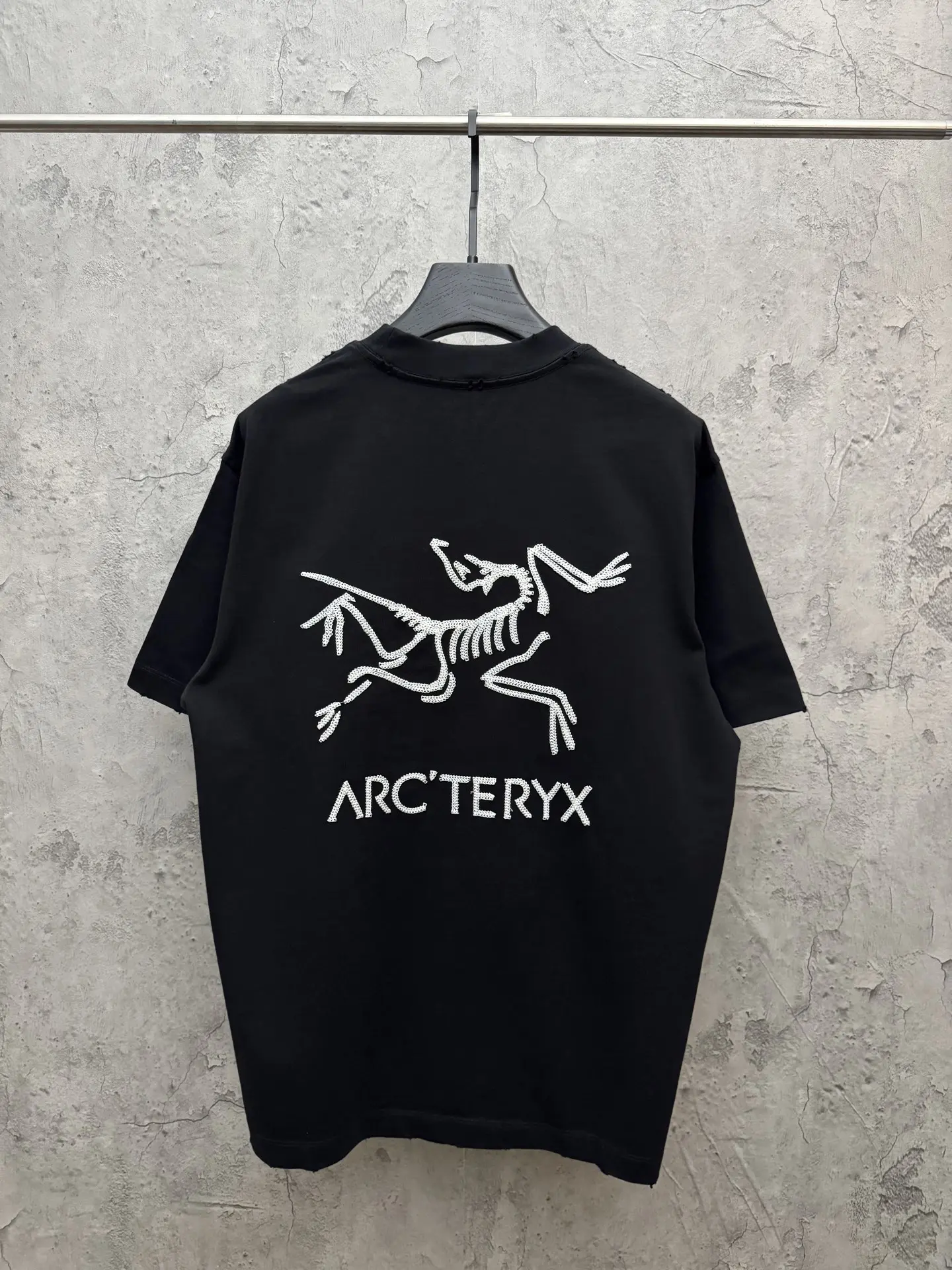 Embroidered Logo UV-Reactive Cotton T-Shirt D19013869 — view 2